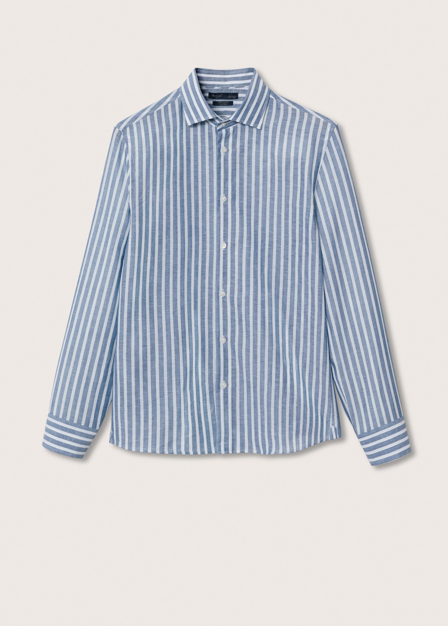 Chemise costume lin rayures - Article sans modèle