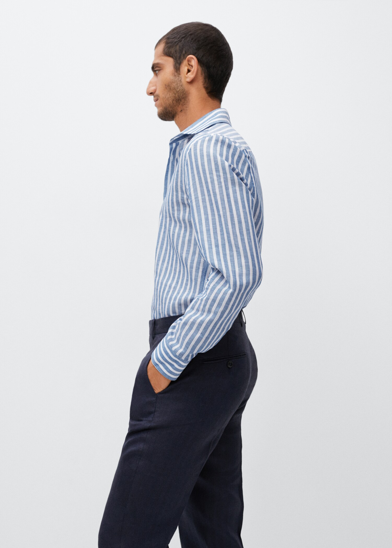 Chemise costume lin rayures - Détail de l'article 2