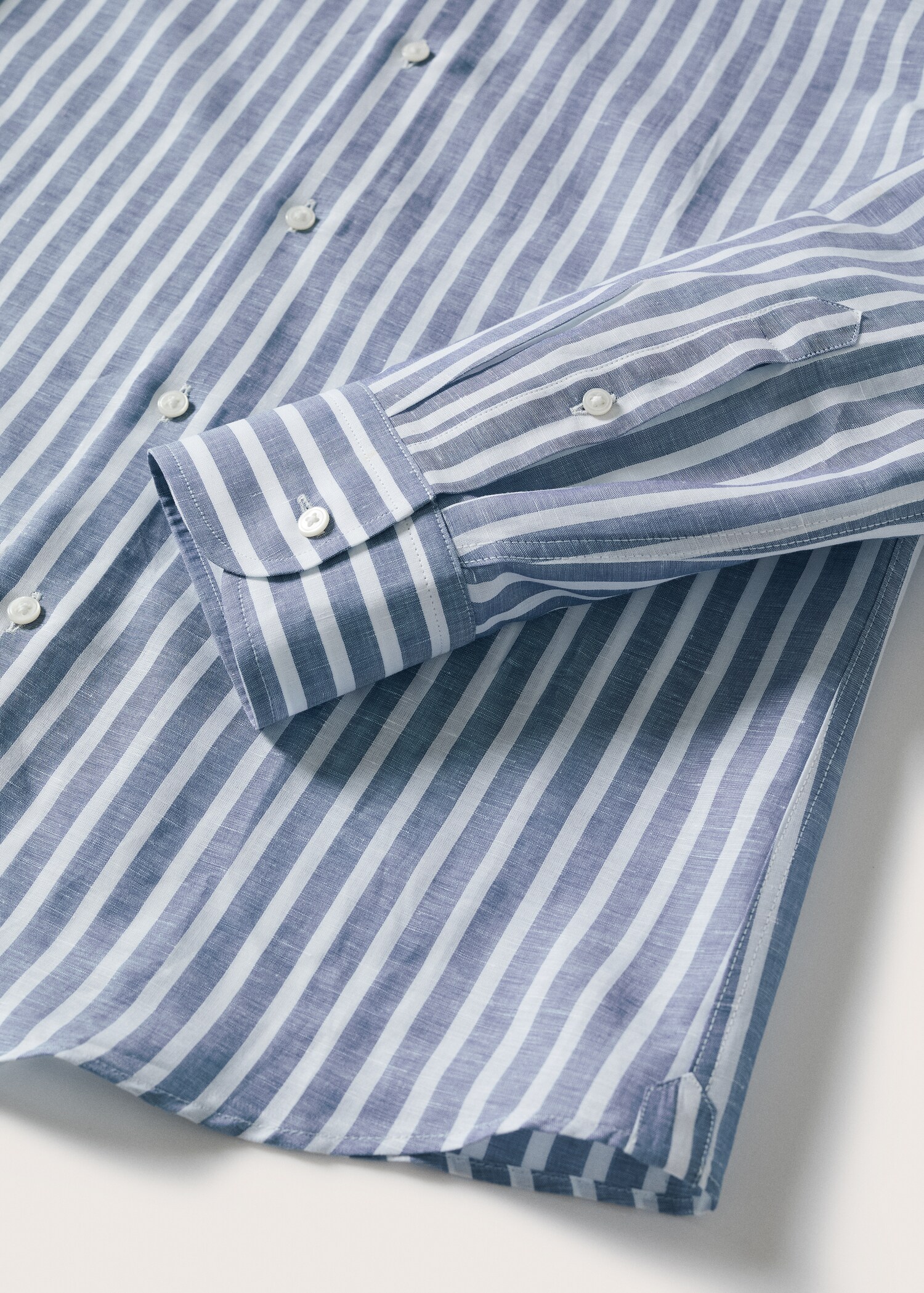 Chemise costume lin rayures - Détail de l'article 7