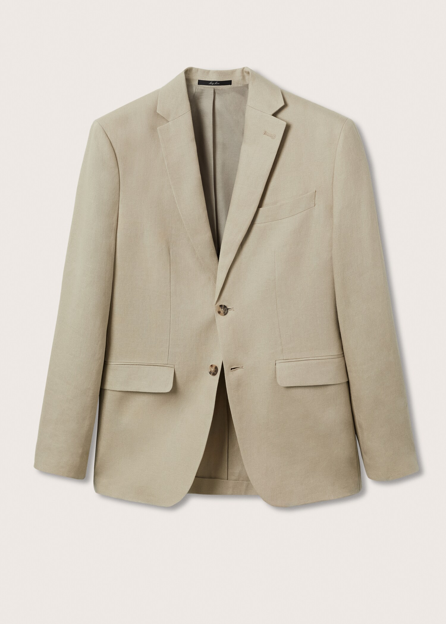 100% linen slim fit blazer - Article without model