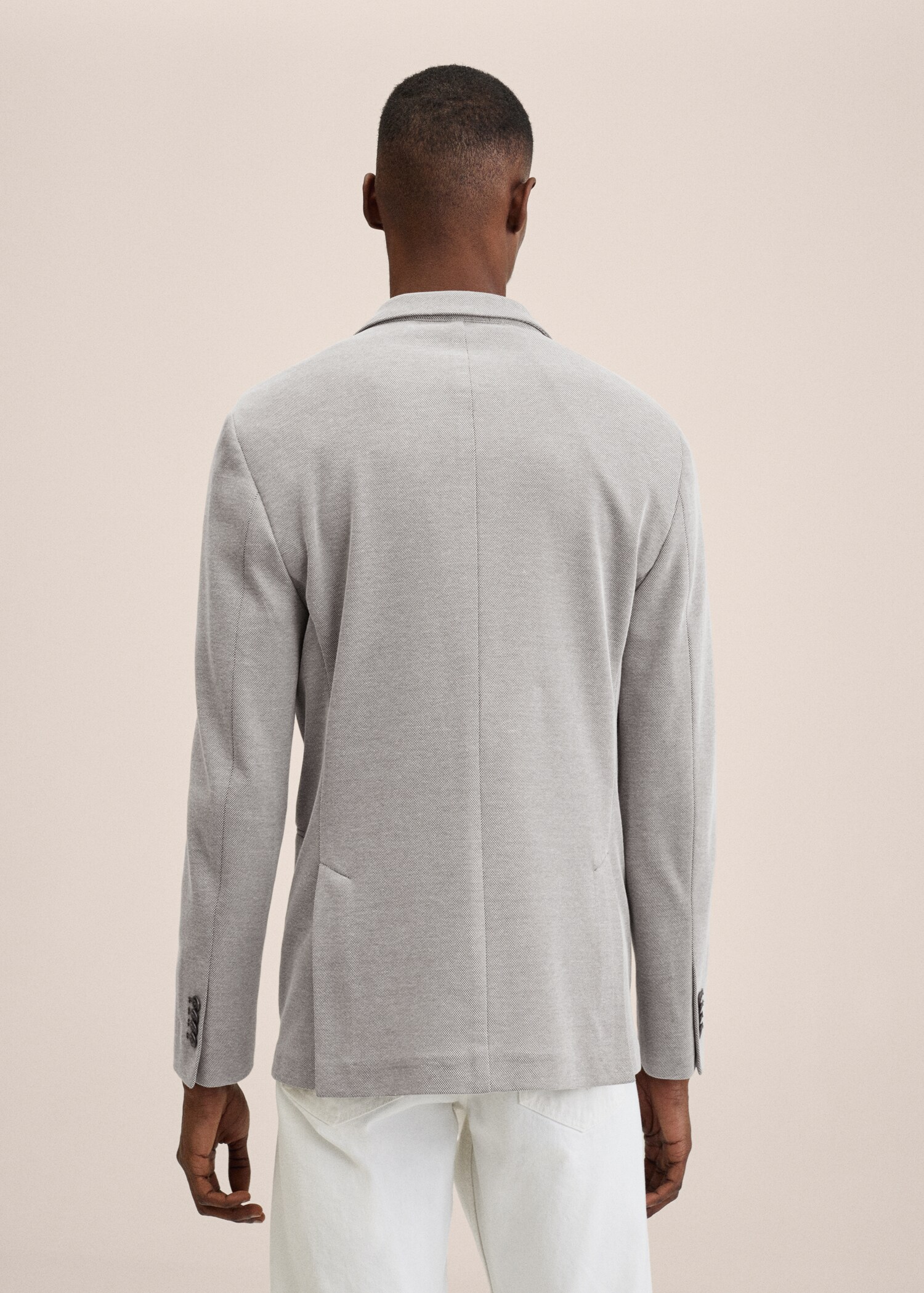 Americana slim fit microestructura - Reverso del artículo