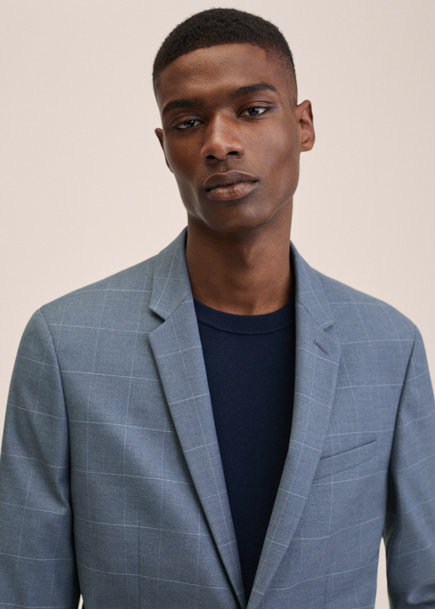 Americana traje super slim fit cuadros - Detalle del artículo 1