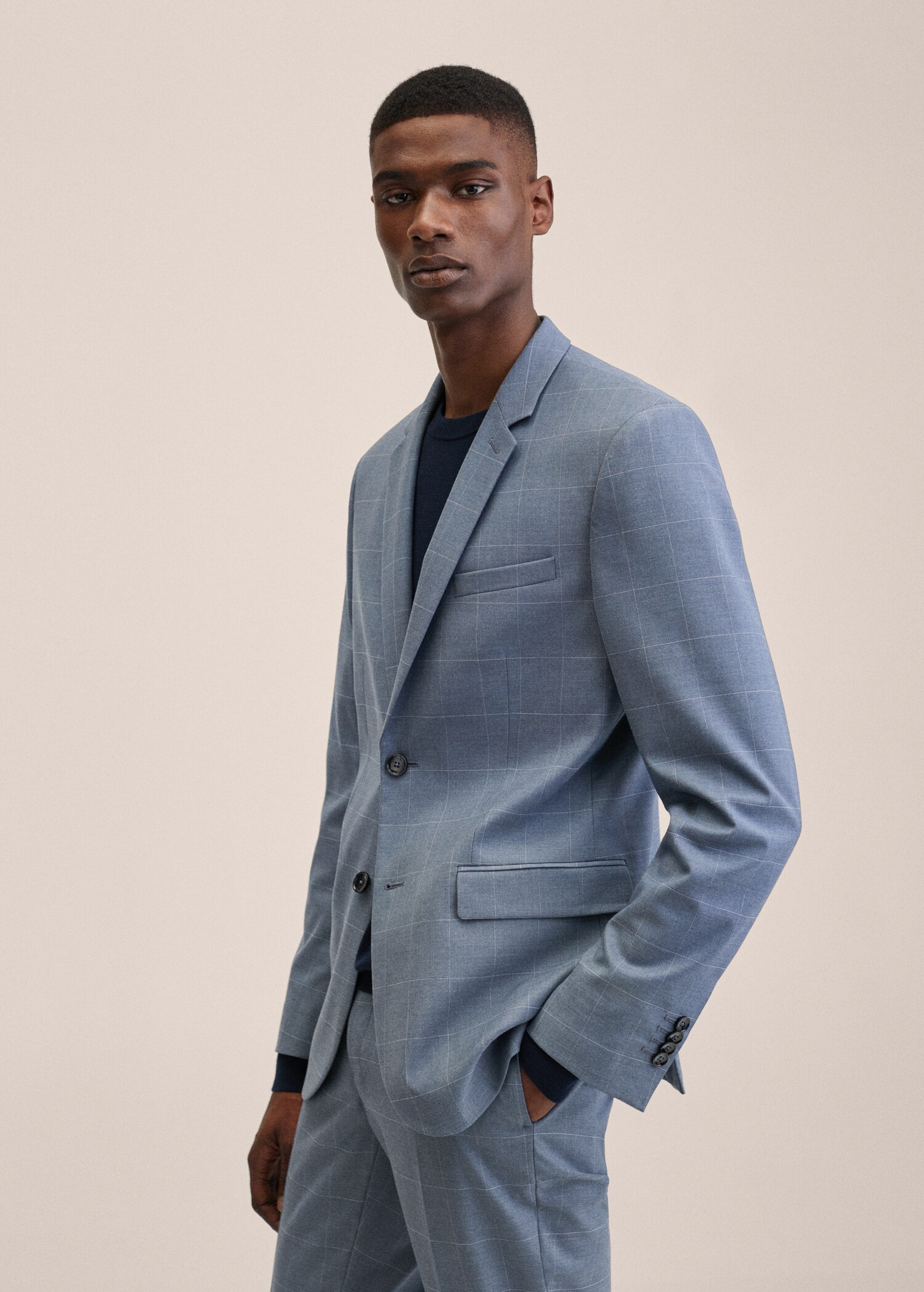 Americana traje super slim fit cuadros - Detalle del artículo 2