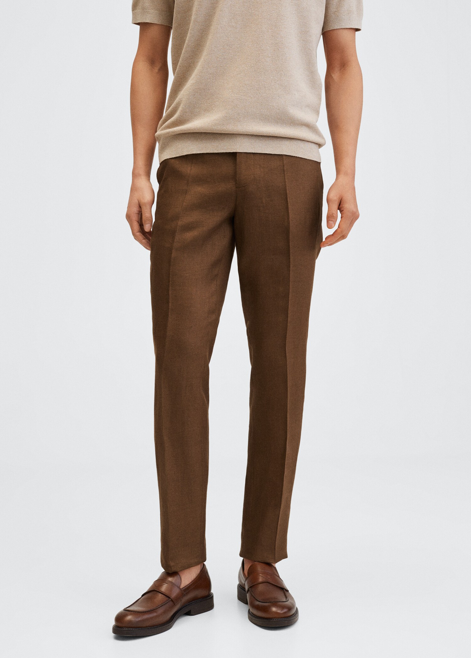  Linen suit trousers - Medium plane
