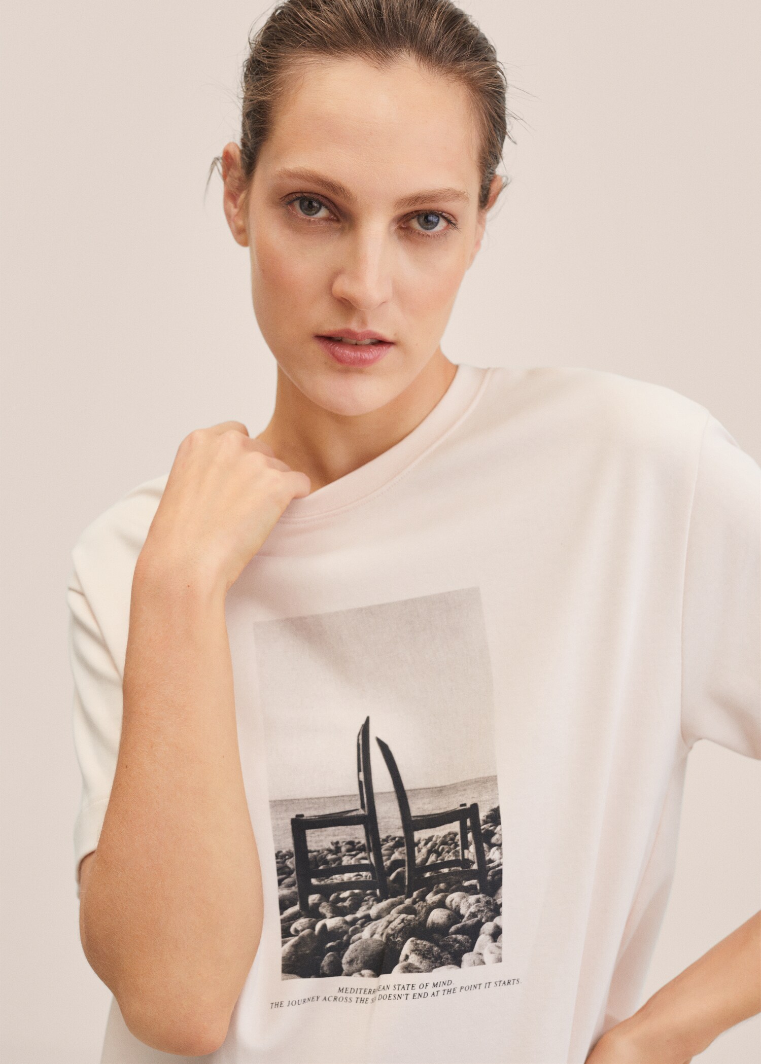 Camiseta algodón estampada - Detalle del artículo 1