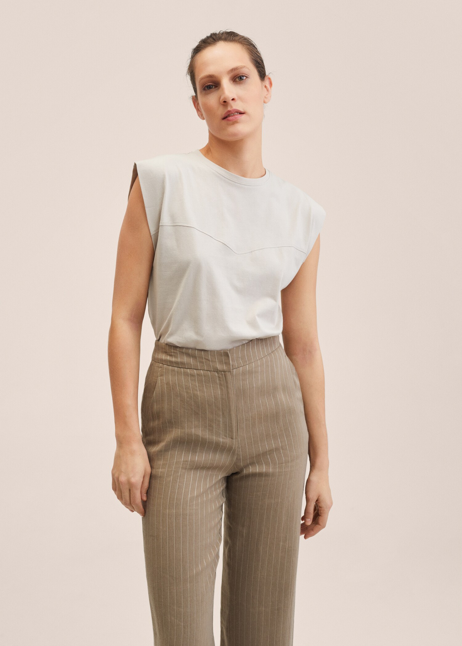 Seam detail T-shirt - Medium plane