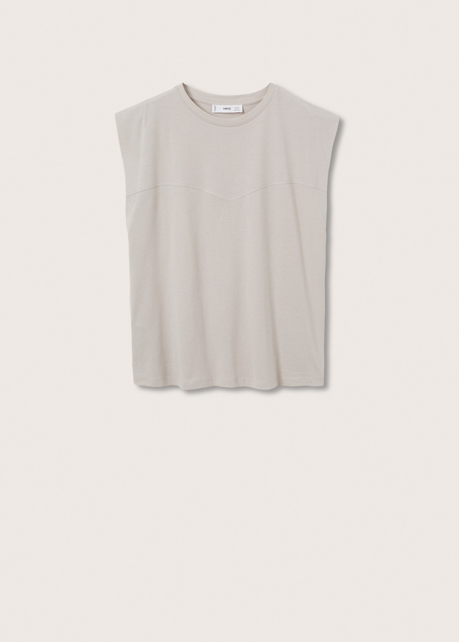 Seam detail T-shirt - Article without model