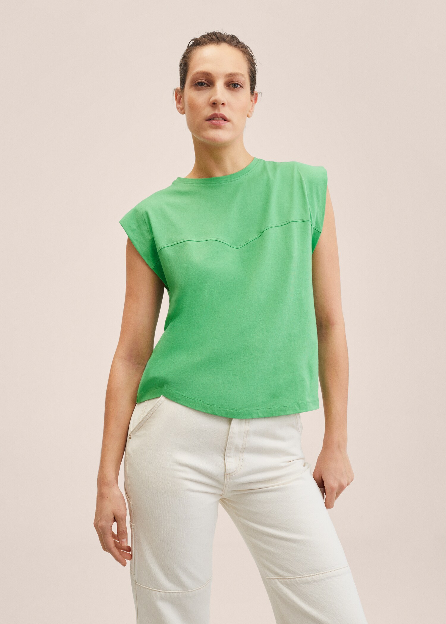 Seam detail T-shirt - Medium plane