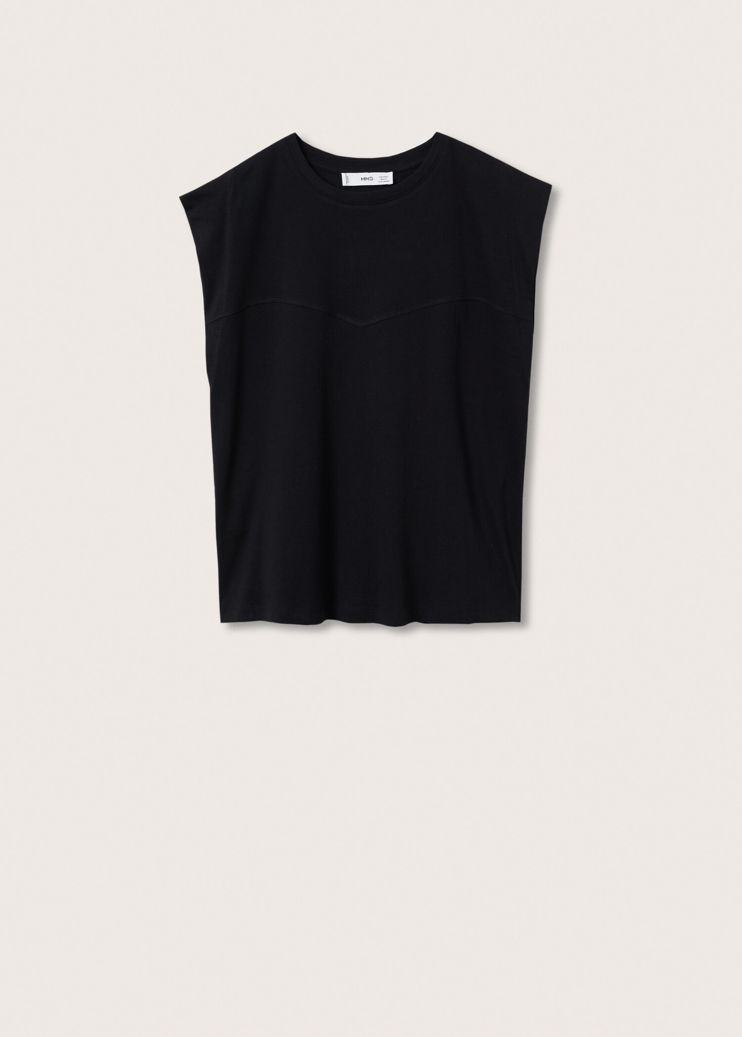 Seam detail T-shirt - Article without model