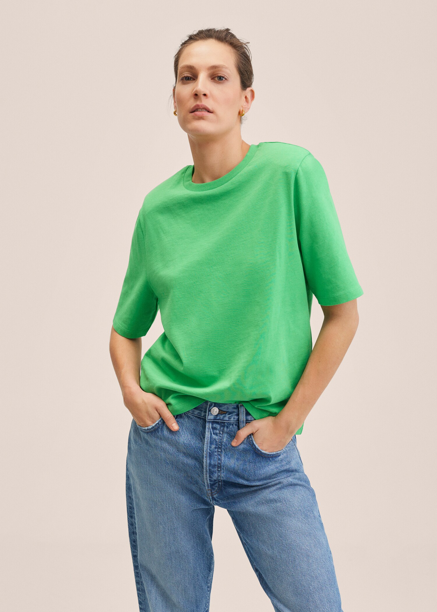 Premium cotton t-shirt - Medium plane