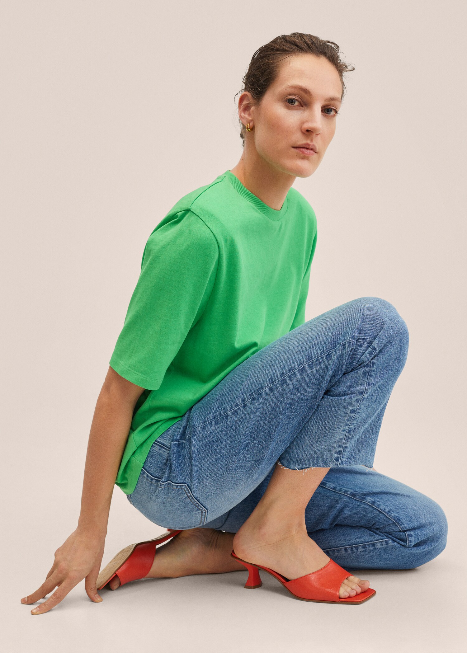 Premium cotton t-shirt - Details of the article 2
