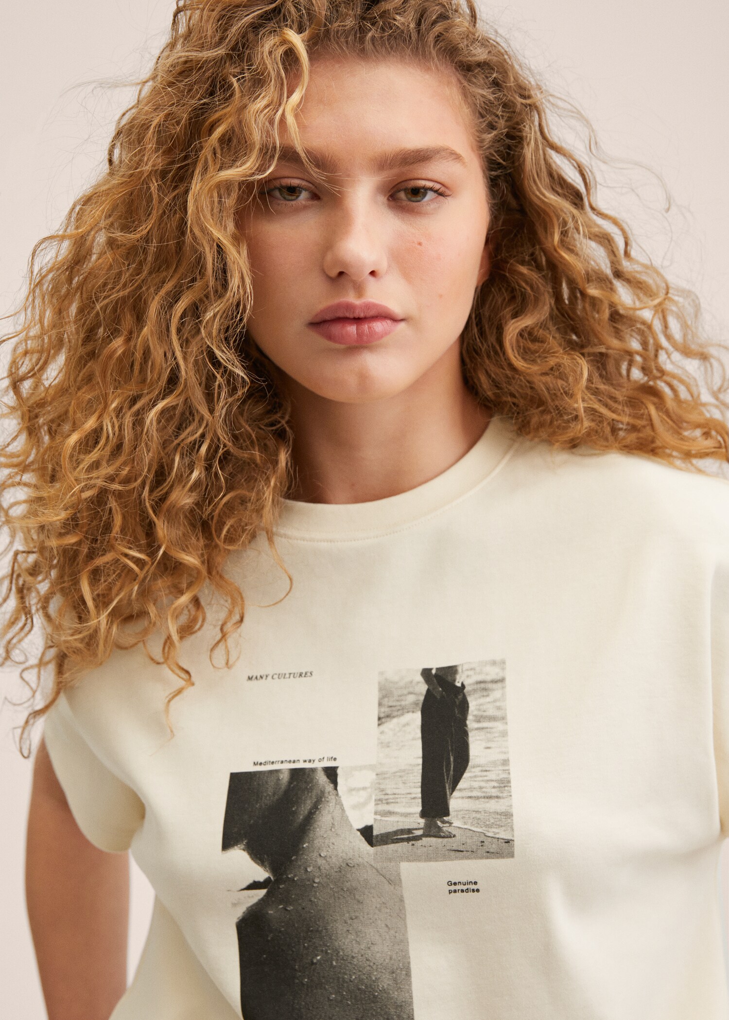 Camiseta algodón estampada - Detalle del artículo 1
