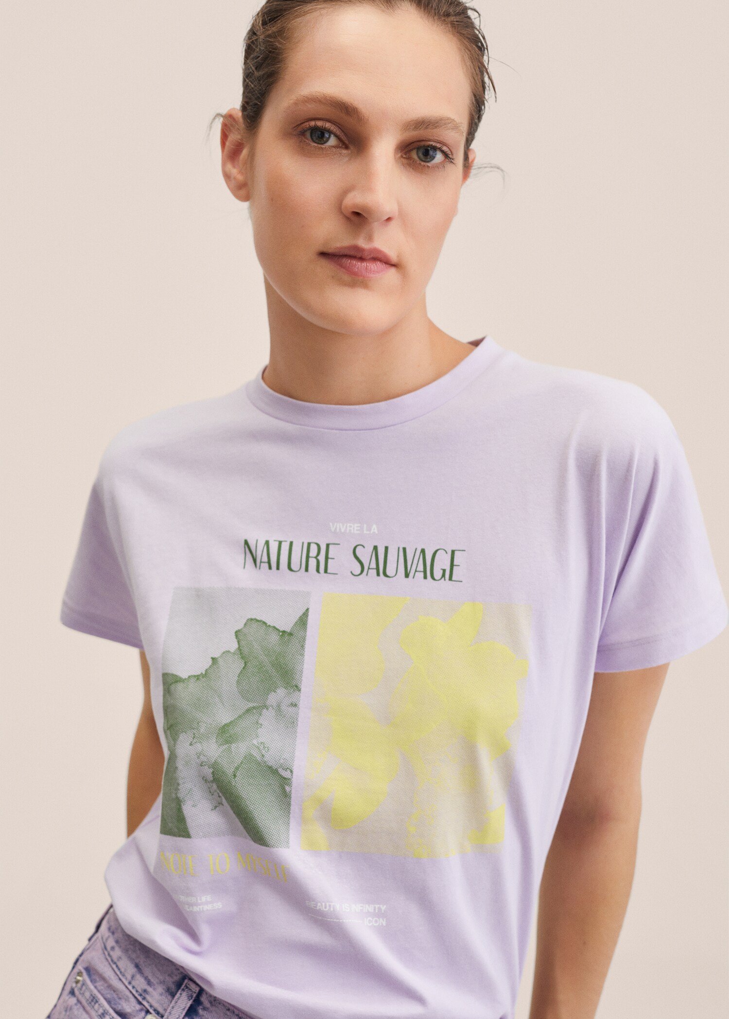 Camiseta algodón estampada - Detalle del artículo 1