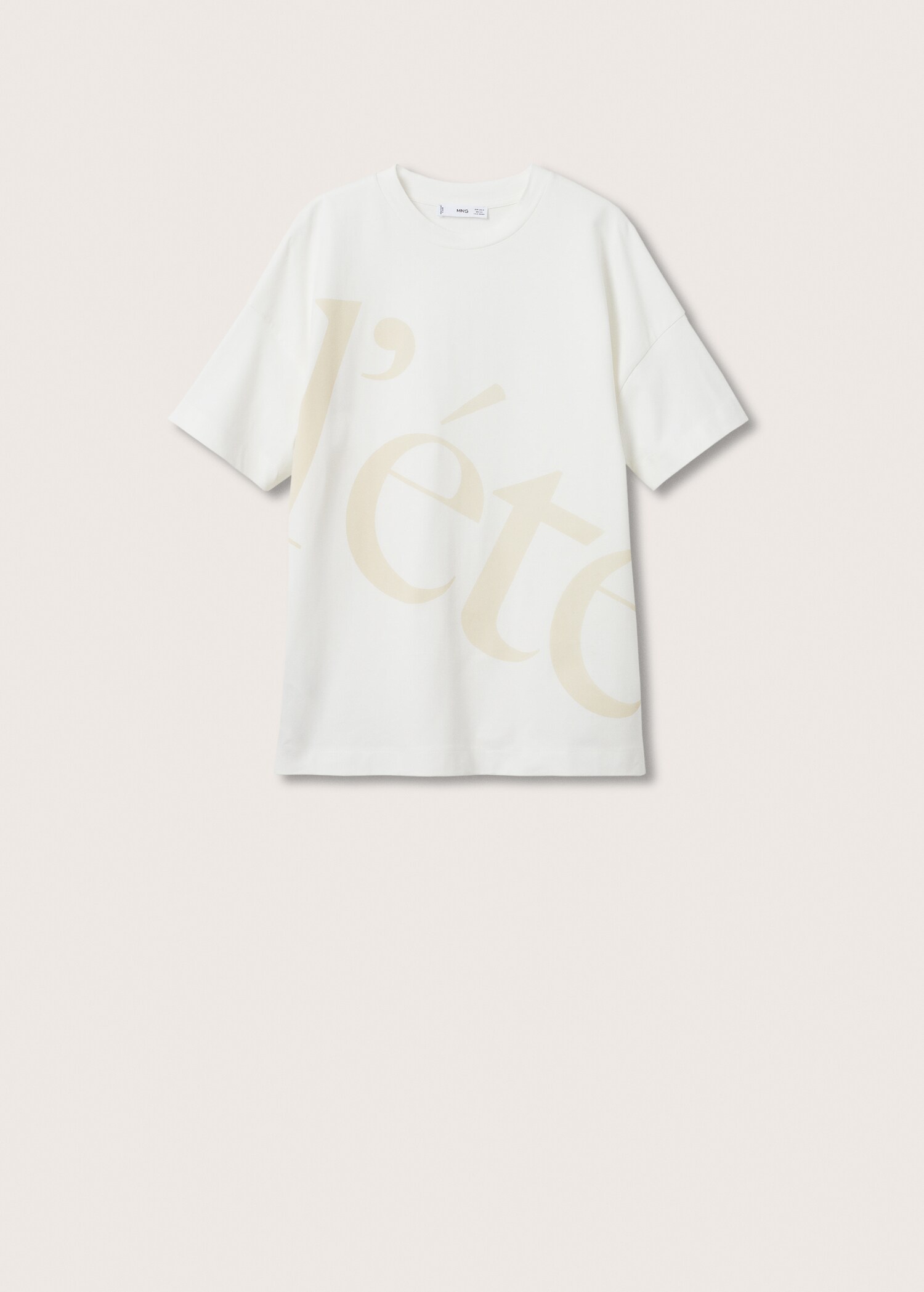Camiseta algodón letras - Artículo sin modelo