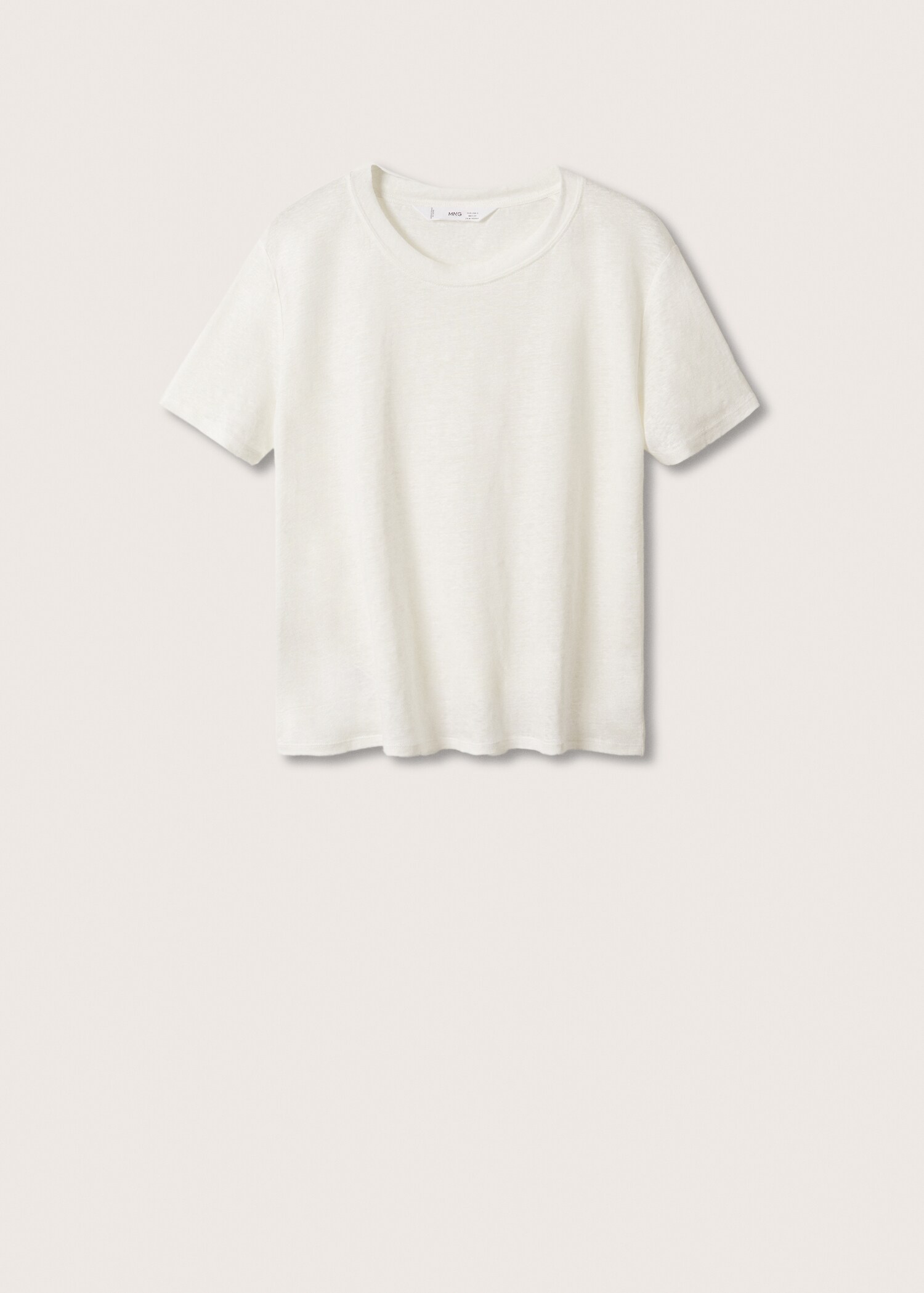 100% linen t-shirt - Article without model