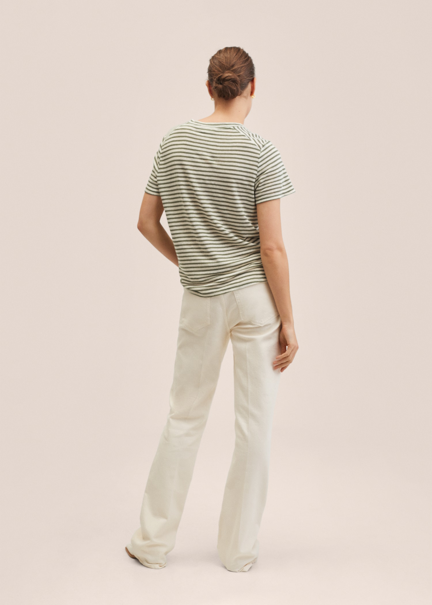 100% linen t-shirt - Reverse of the article