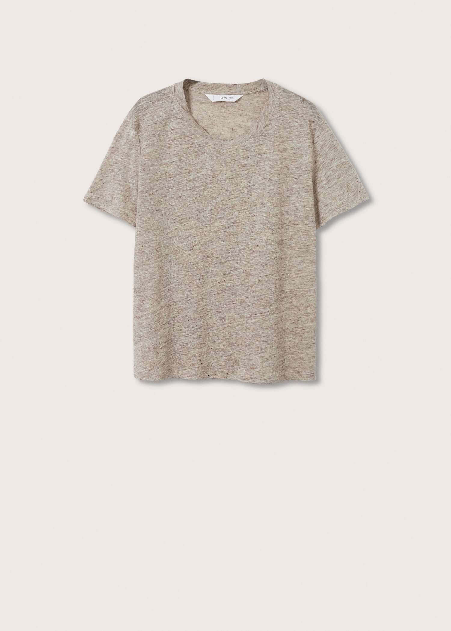 100% linen t-shirt - Article without model