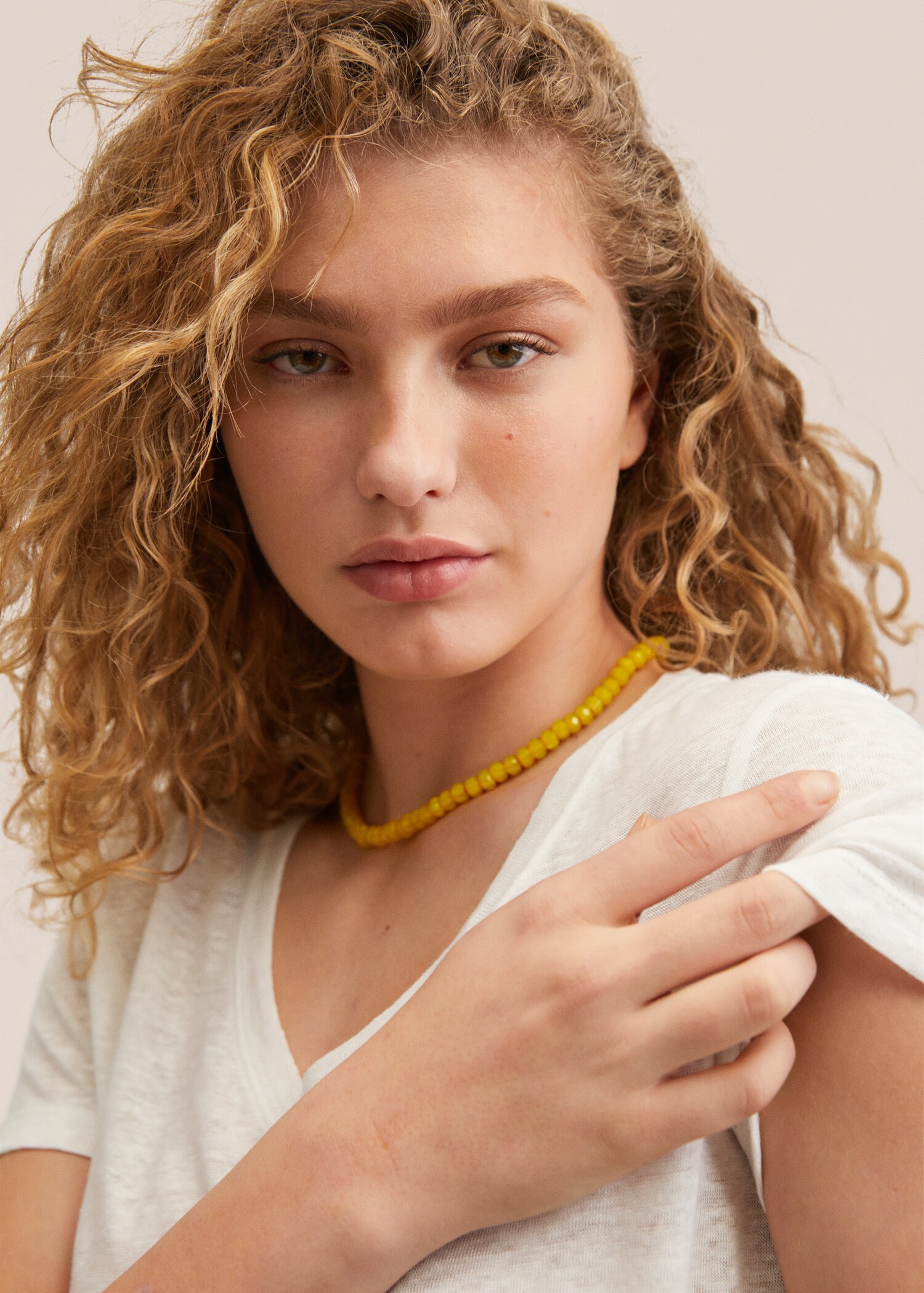 100% linen t-shirt - Details of the article 1