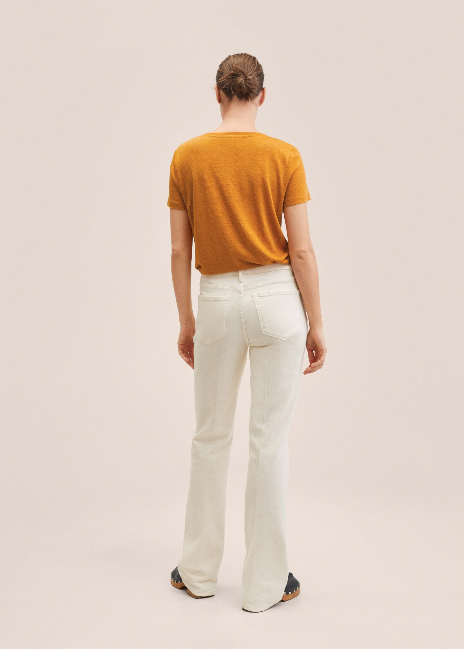 100% linen t-shirt - Reverse of the article