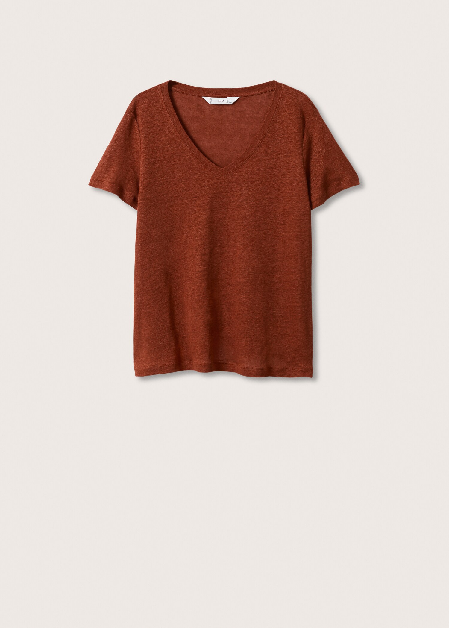 100% linen t-shirt - Article without model