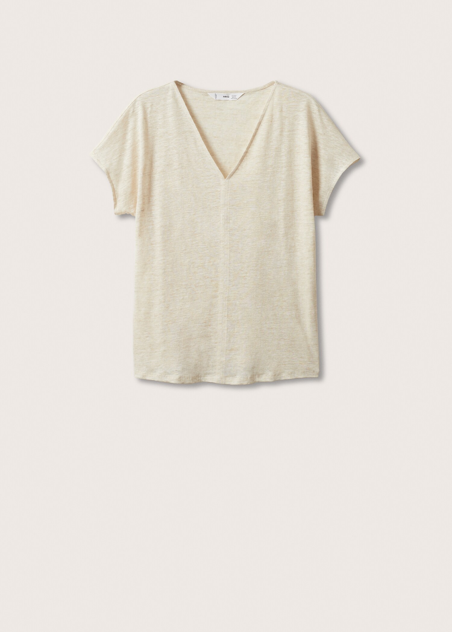 100% linen T-shirt - Article without model