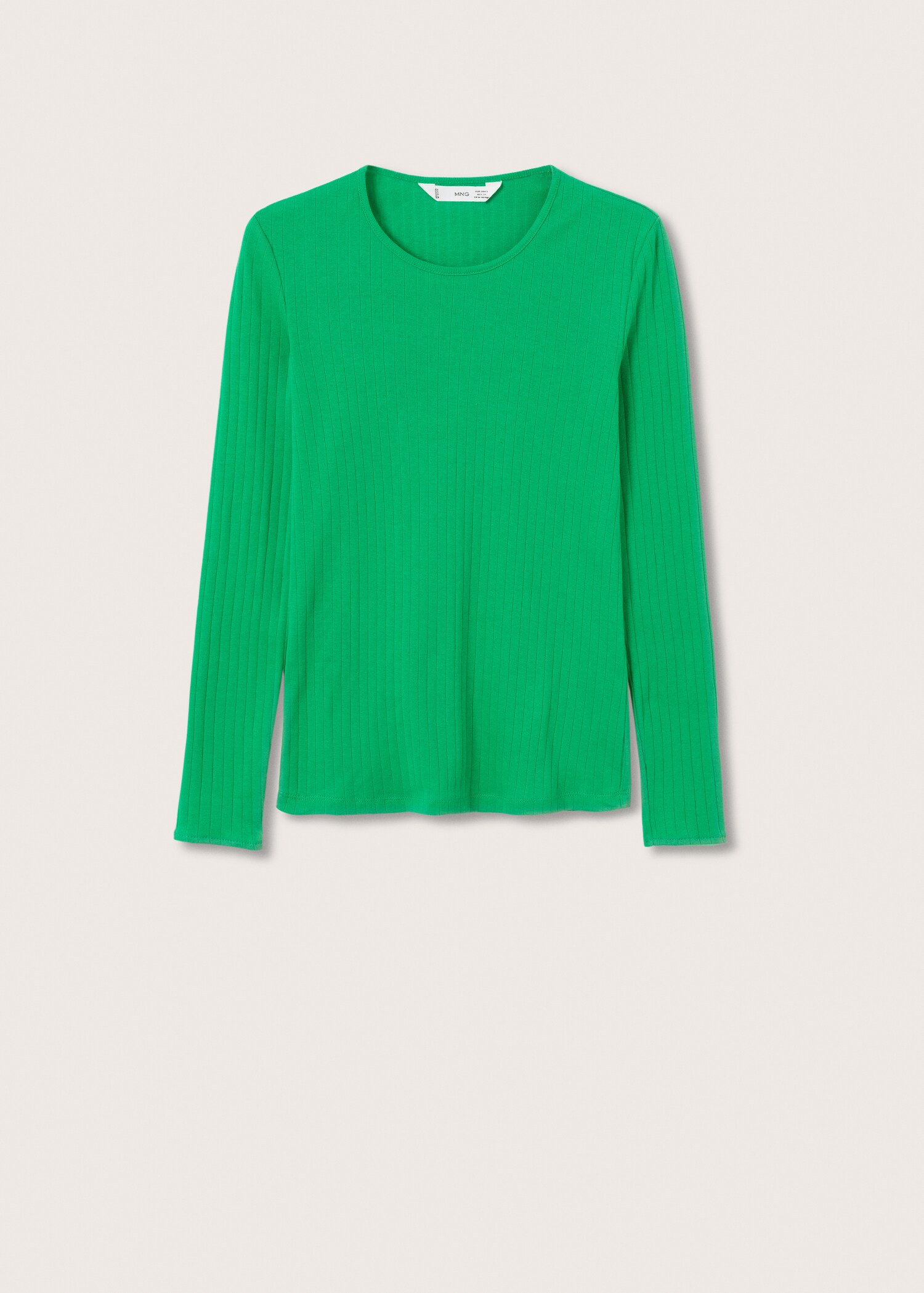Camiseta algodón canalé - Artículo sin modelo