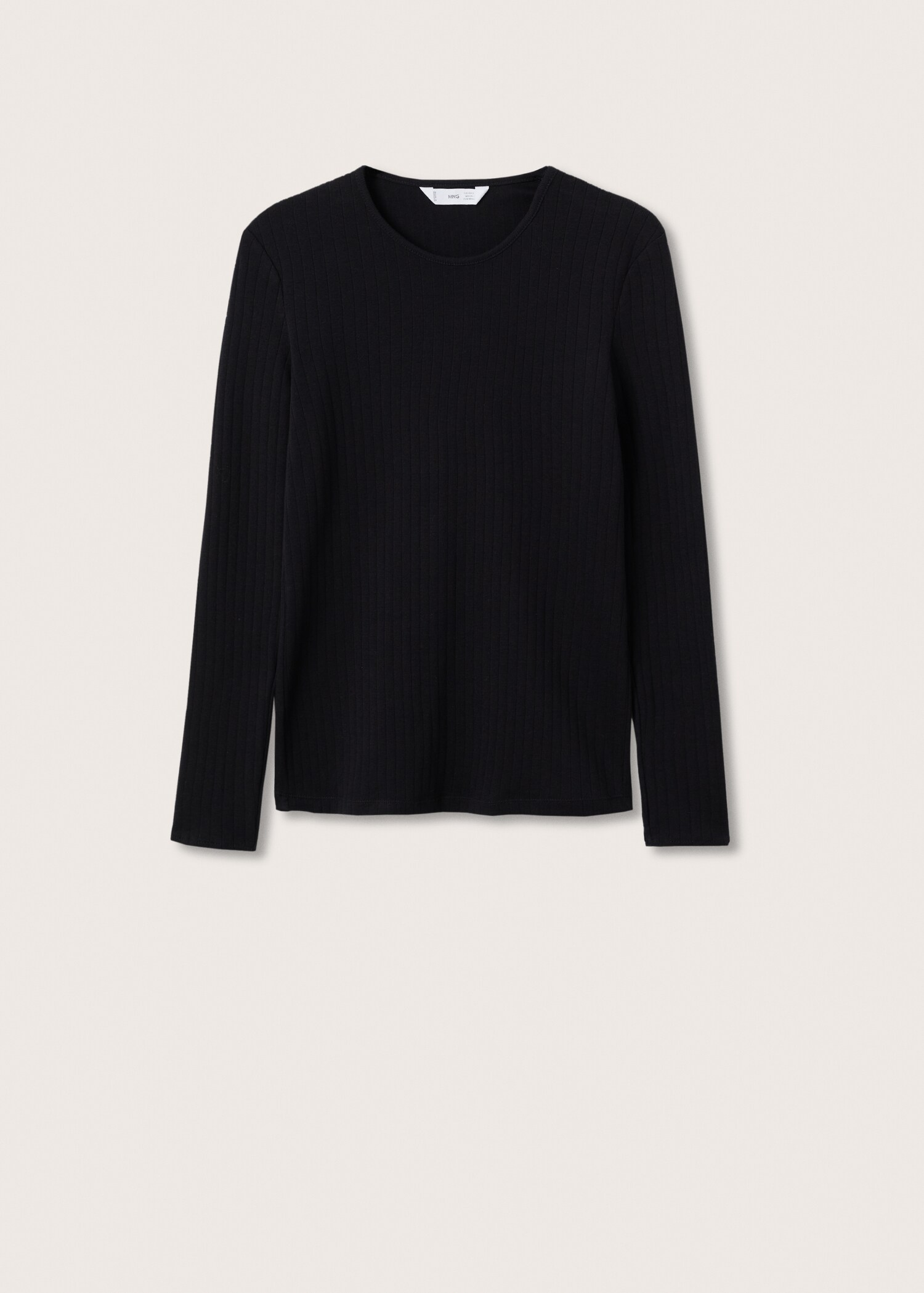 Camiseta algodón canalé - Artículo sin modelo