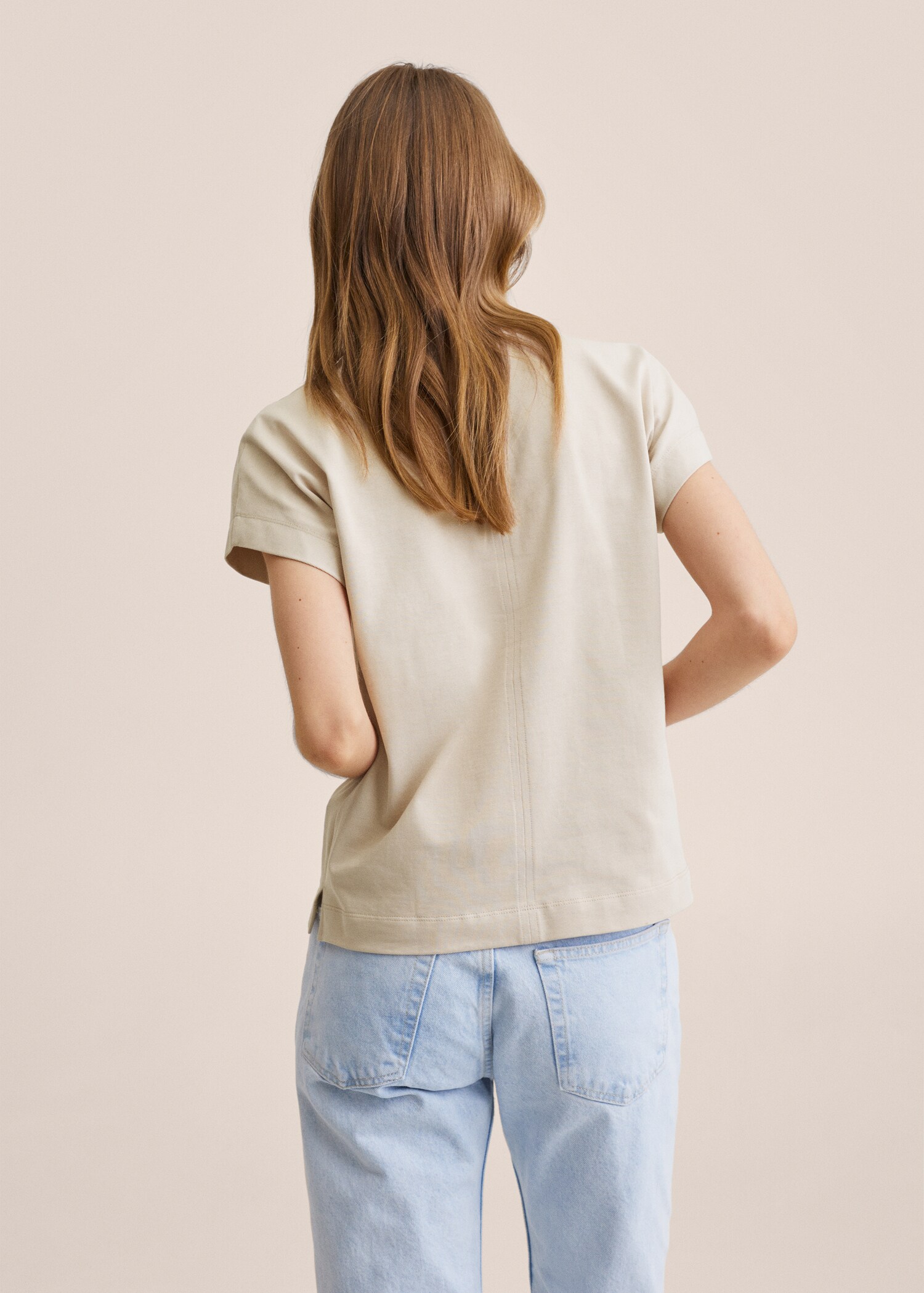 Camiseta premium algodón - Reverso del artículo