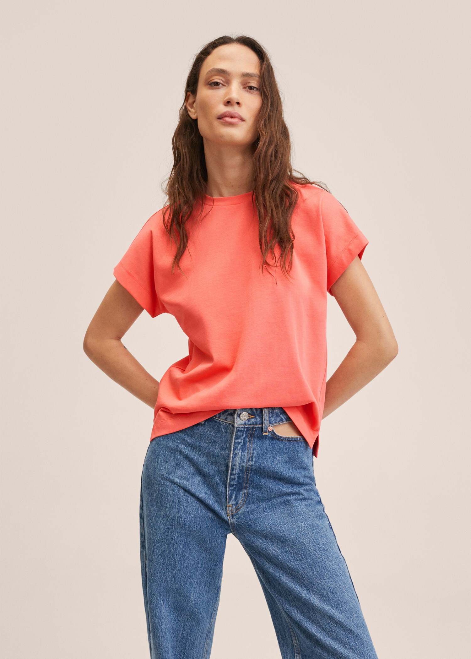 Camiseta premium algodón - Plano medio