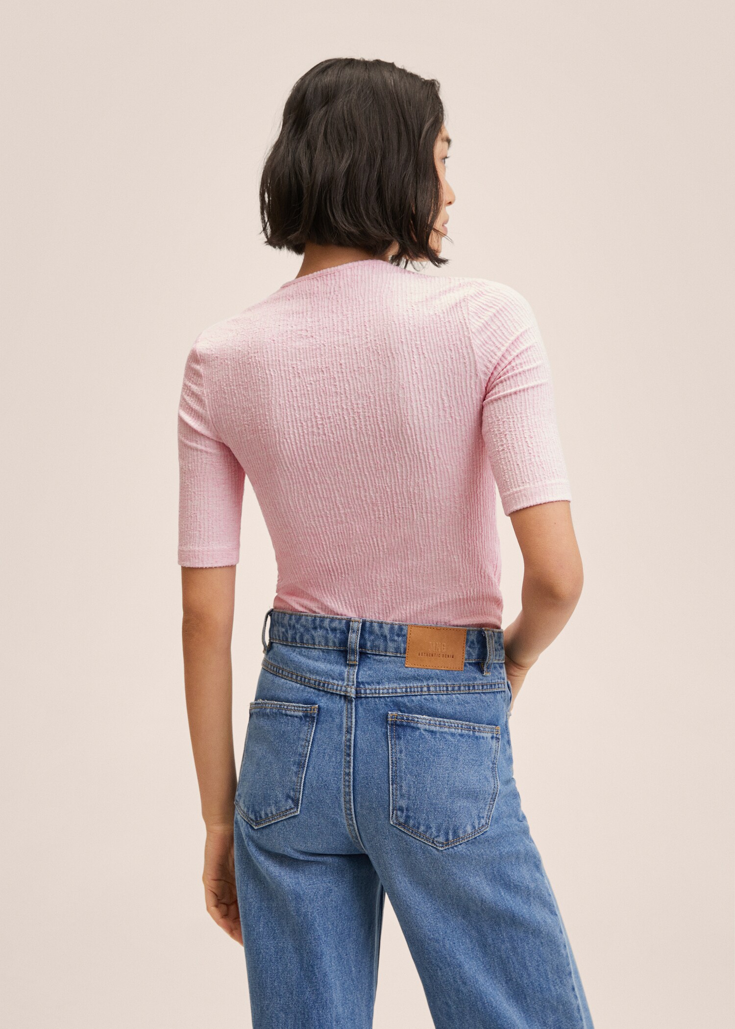 Camiseta textura - Reverso del artículo