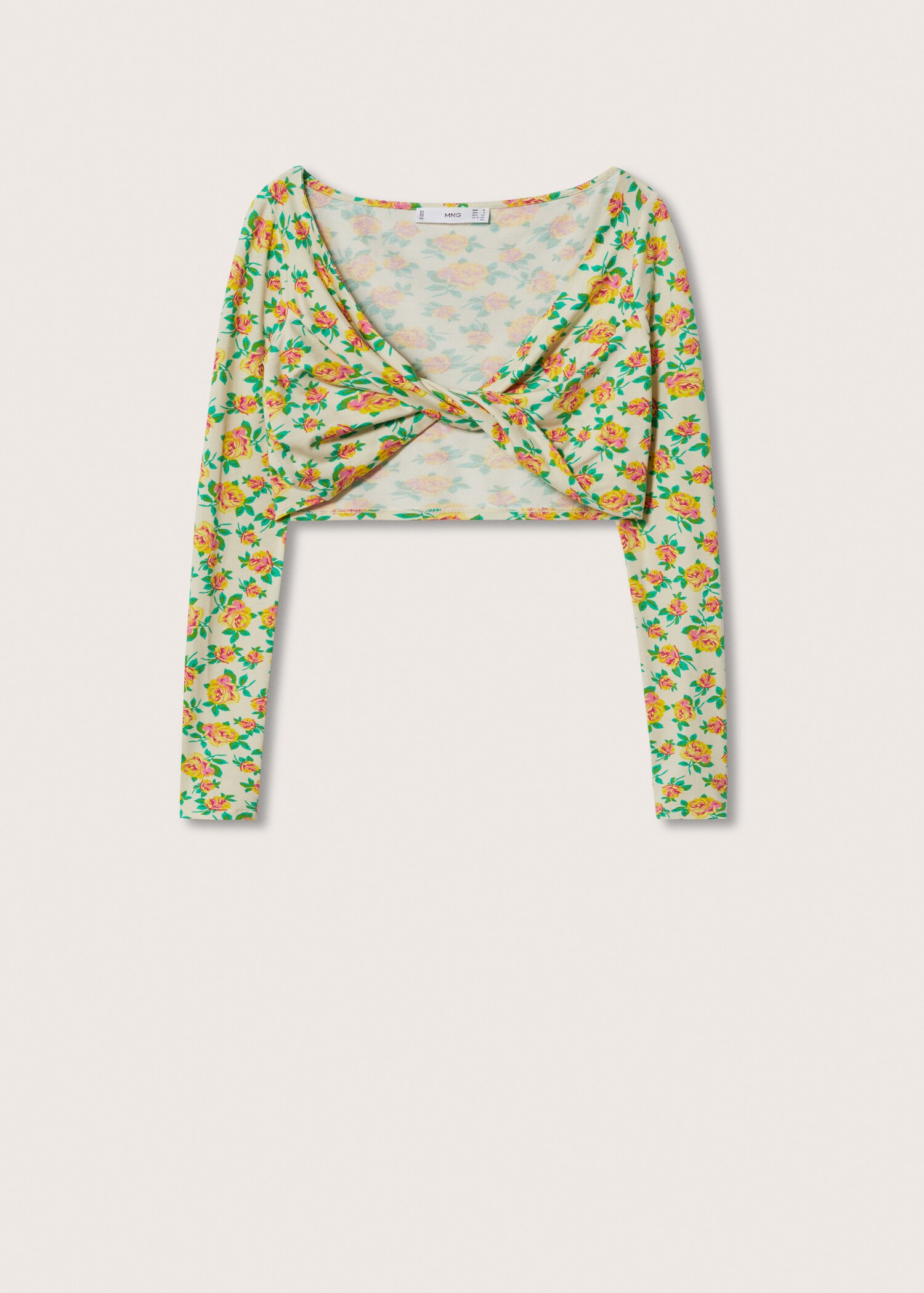 Printed crop top - Article without model