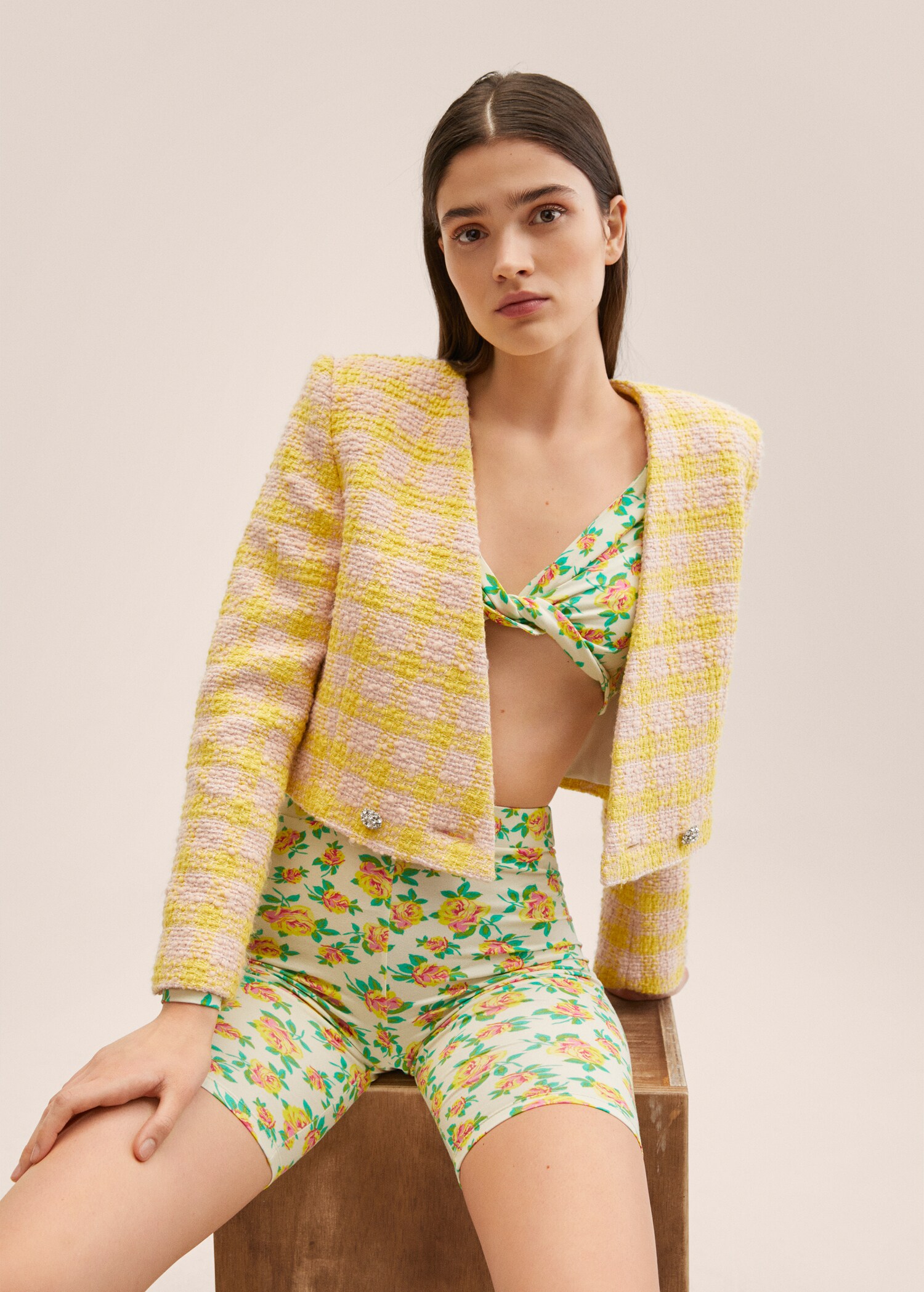 Printed crop top - Details of the article 2