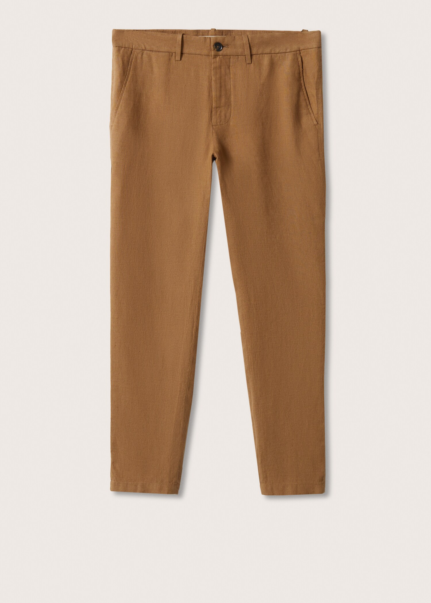 Slim fit linen trousers - Article without model