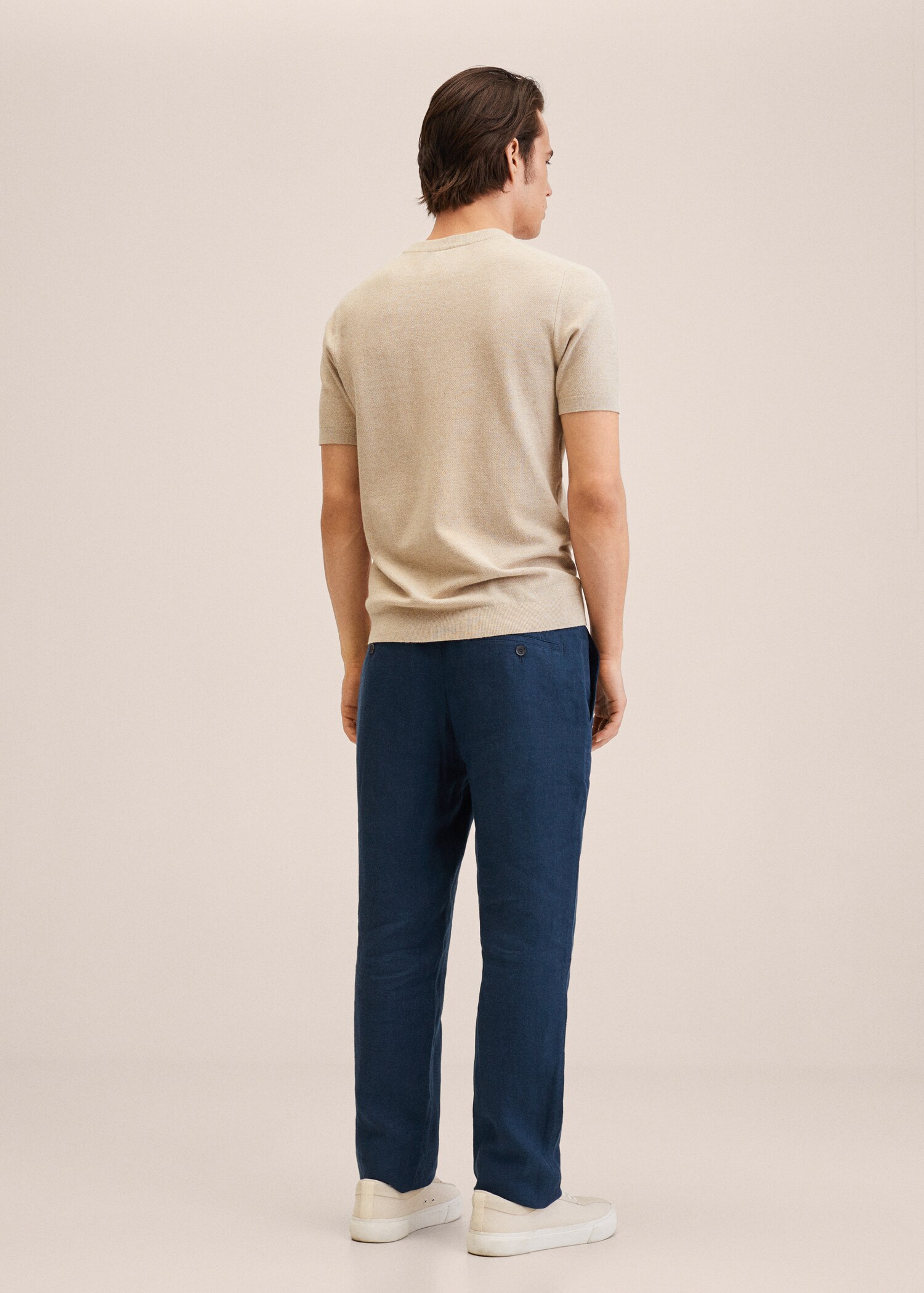 Pantalon lin slim fit - Verso de l’article