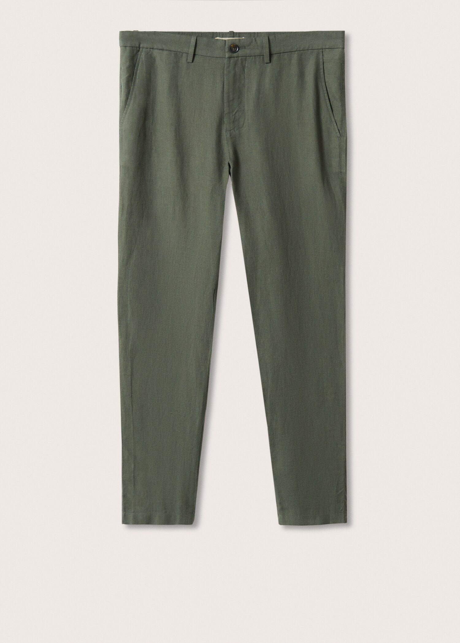 Slim fit linen trousers - Article without model