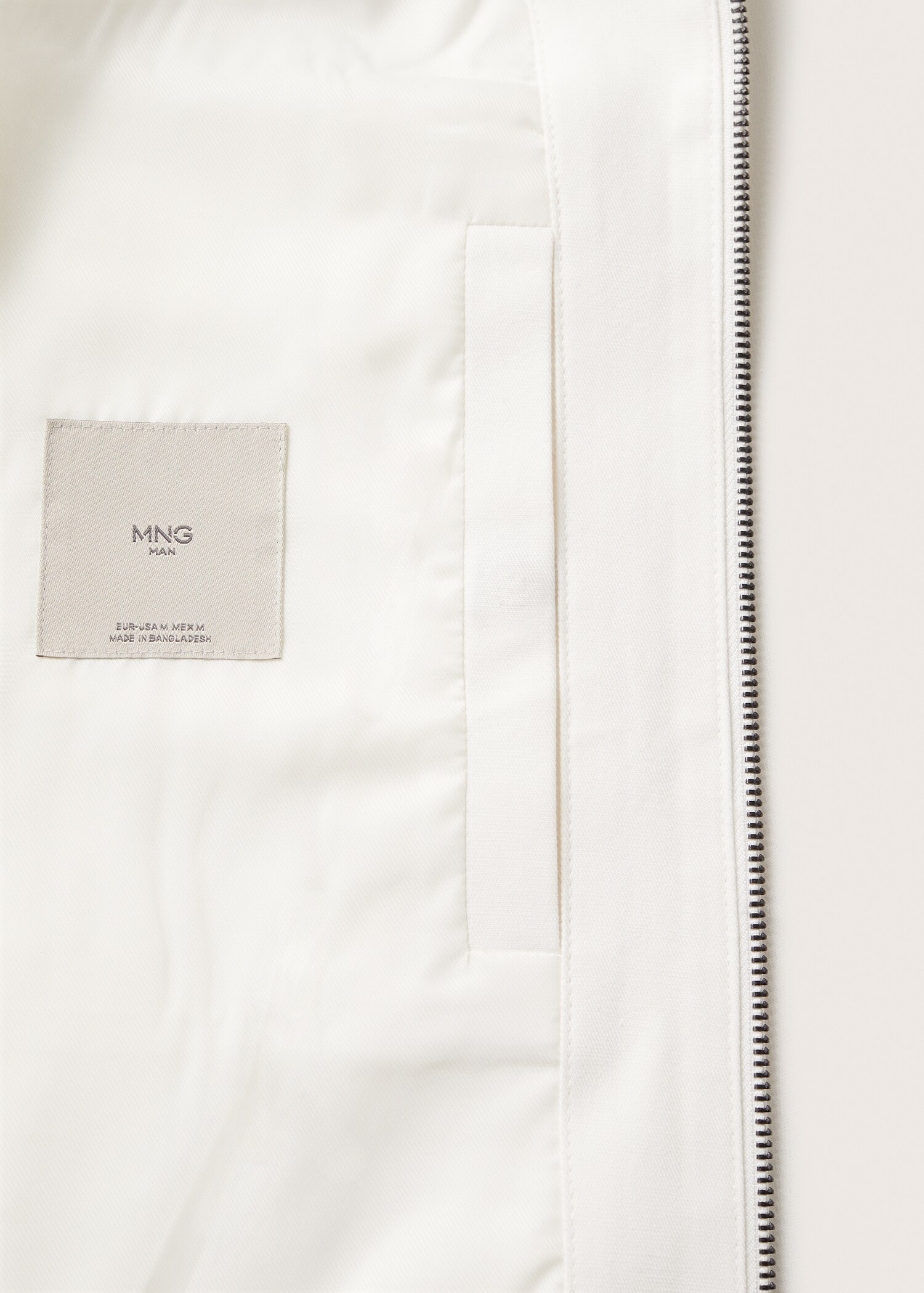 Zipper linen cotton jacket - Details of the article 8