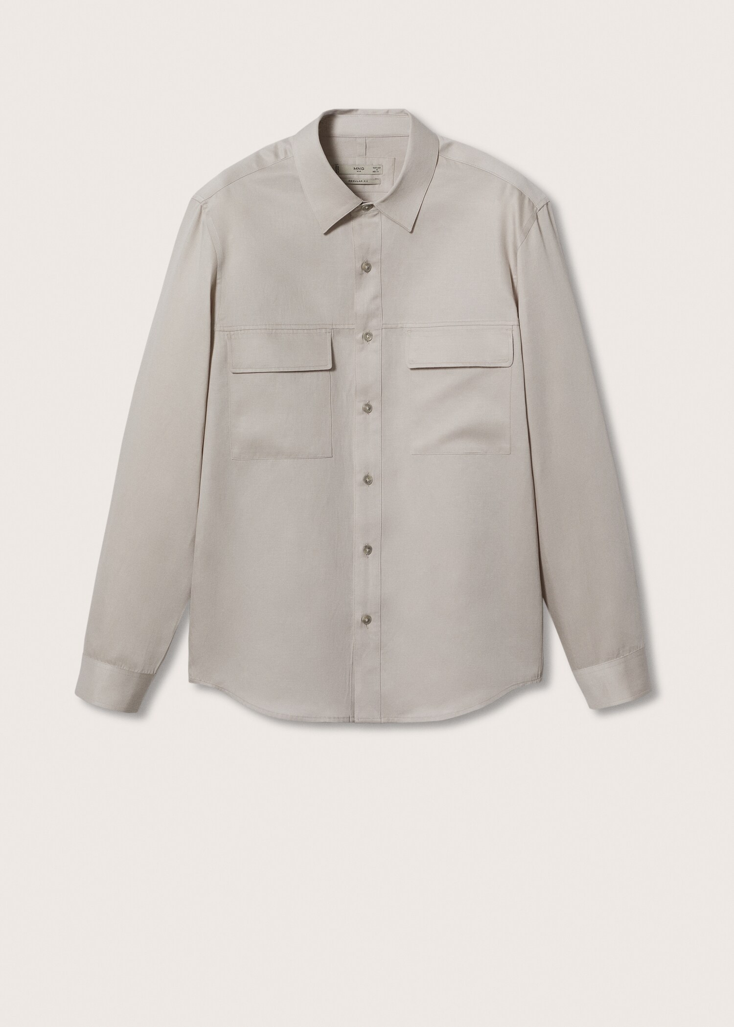 Sobrecamisa lyocell lino bolsillos - Artículo sin modelo