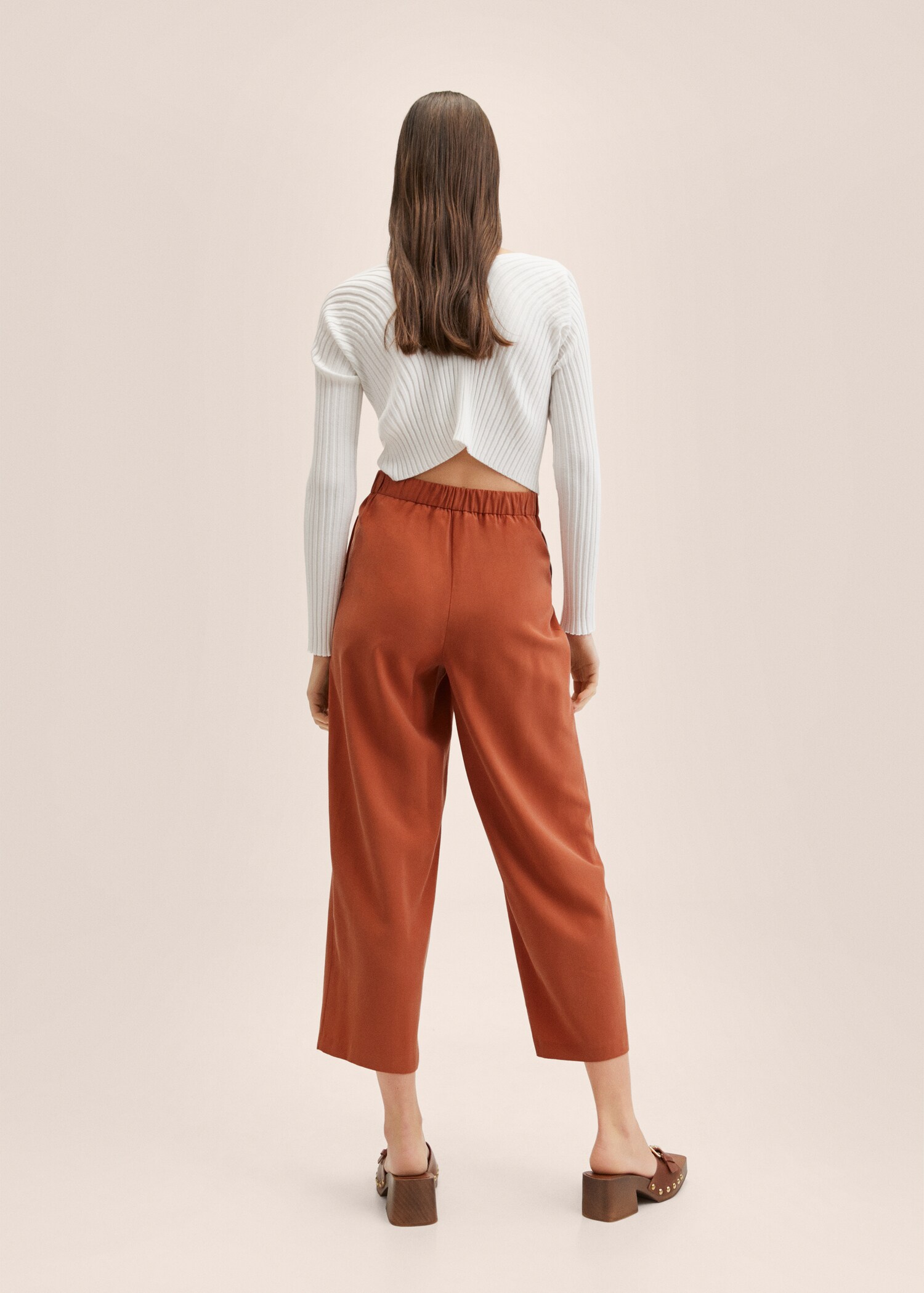 Cropped button pants - Reverse of the article
