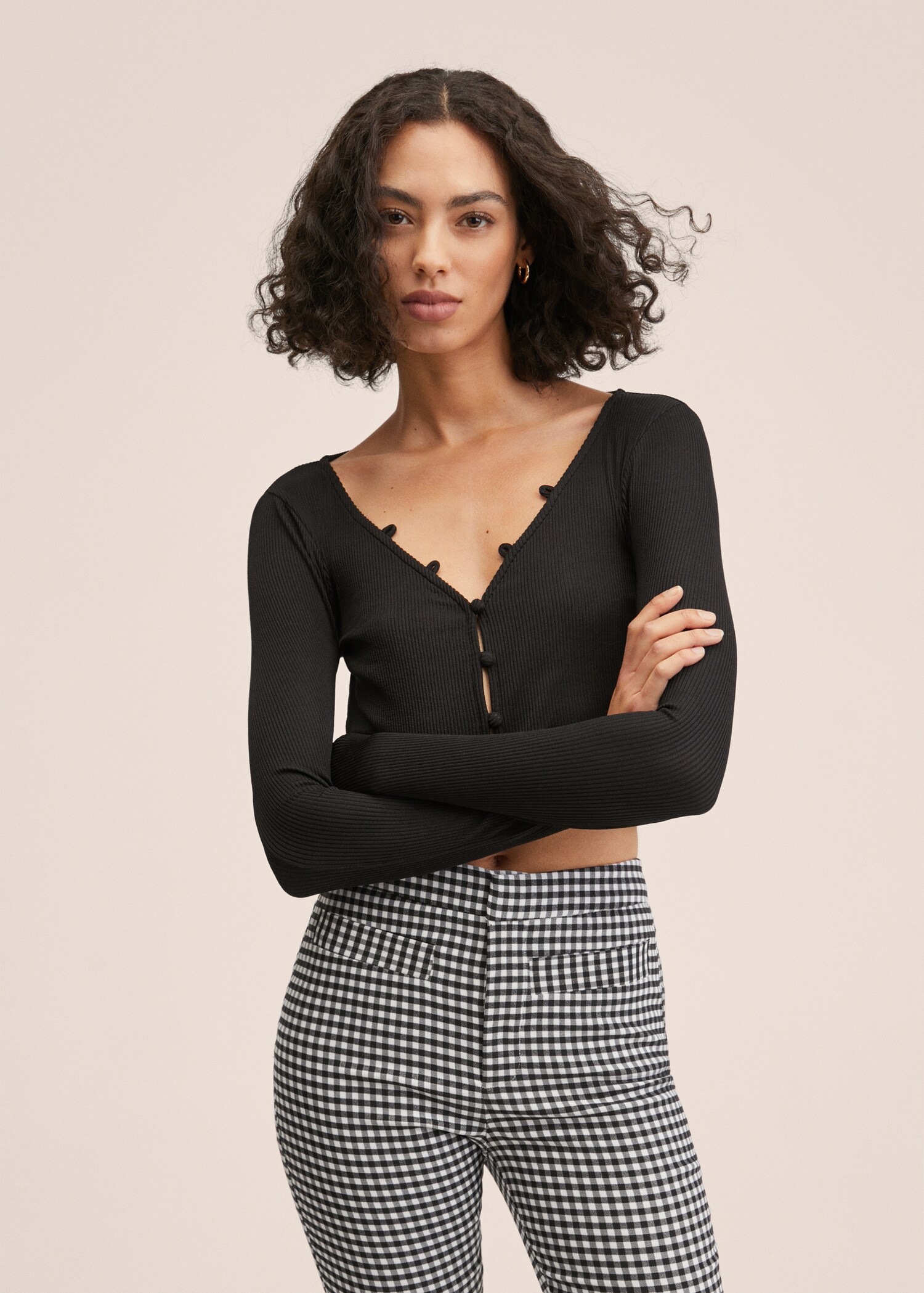 Flare crop pants - Details of the article 1