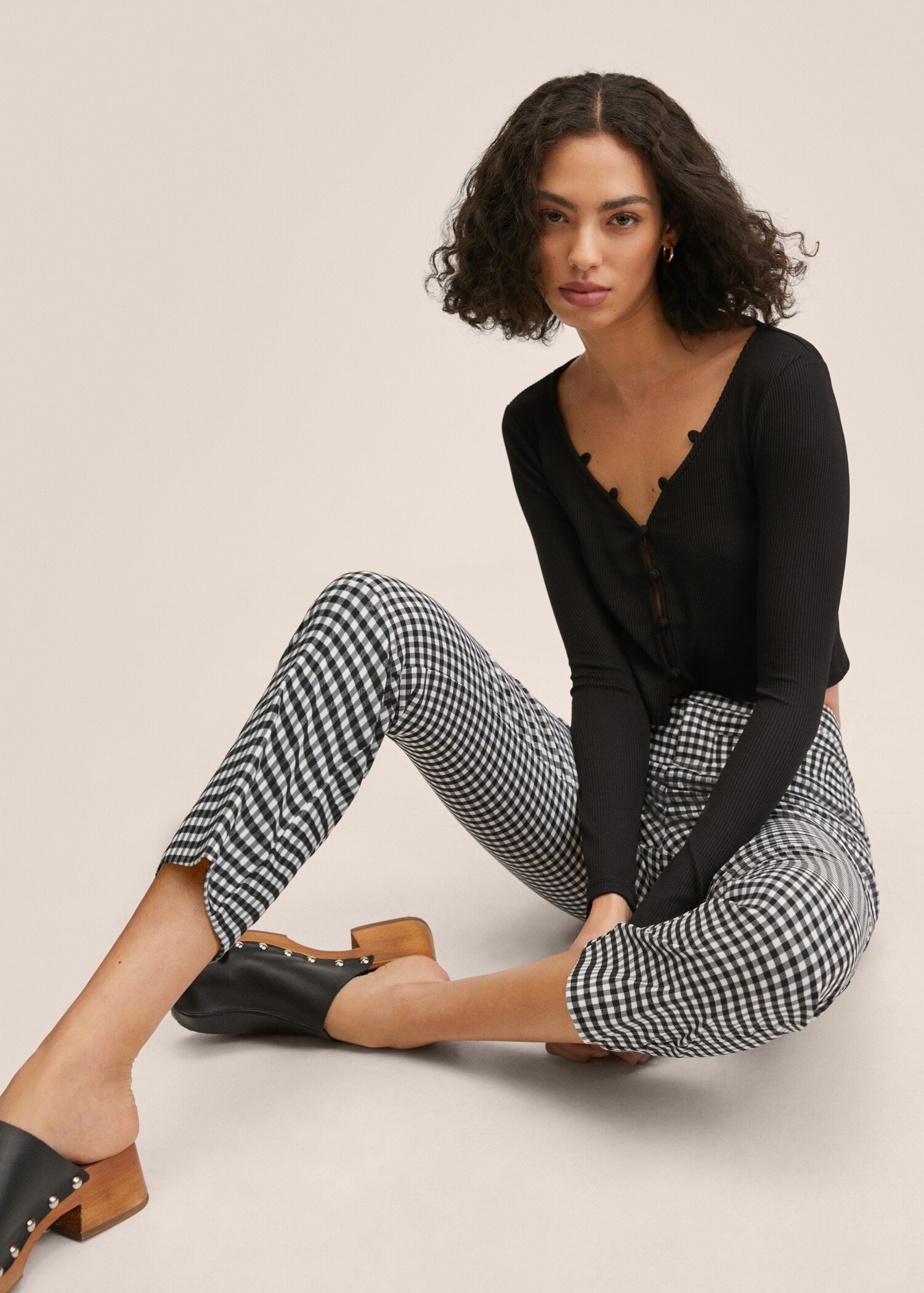 Flare crop pants - Details of the article 2