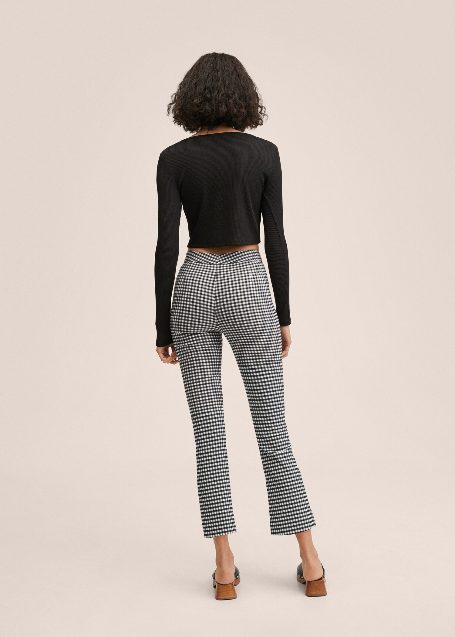 Flare crop pants - Reverse of the article