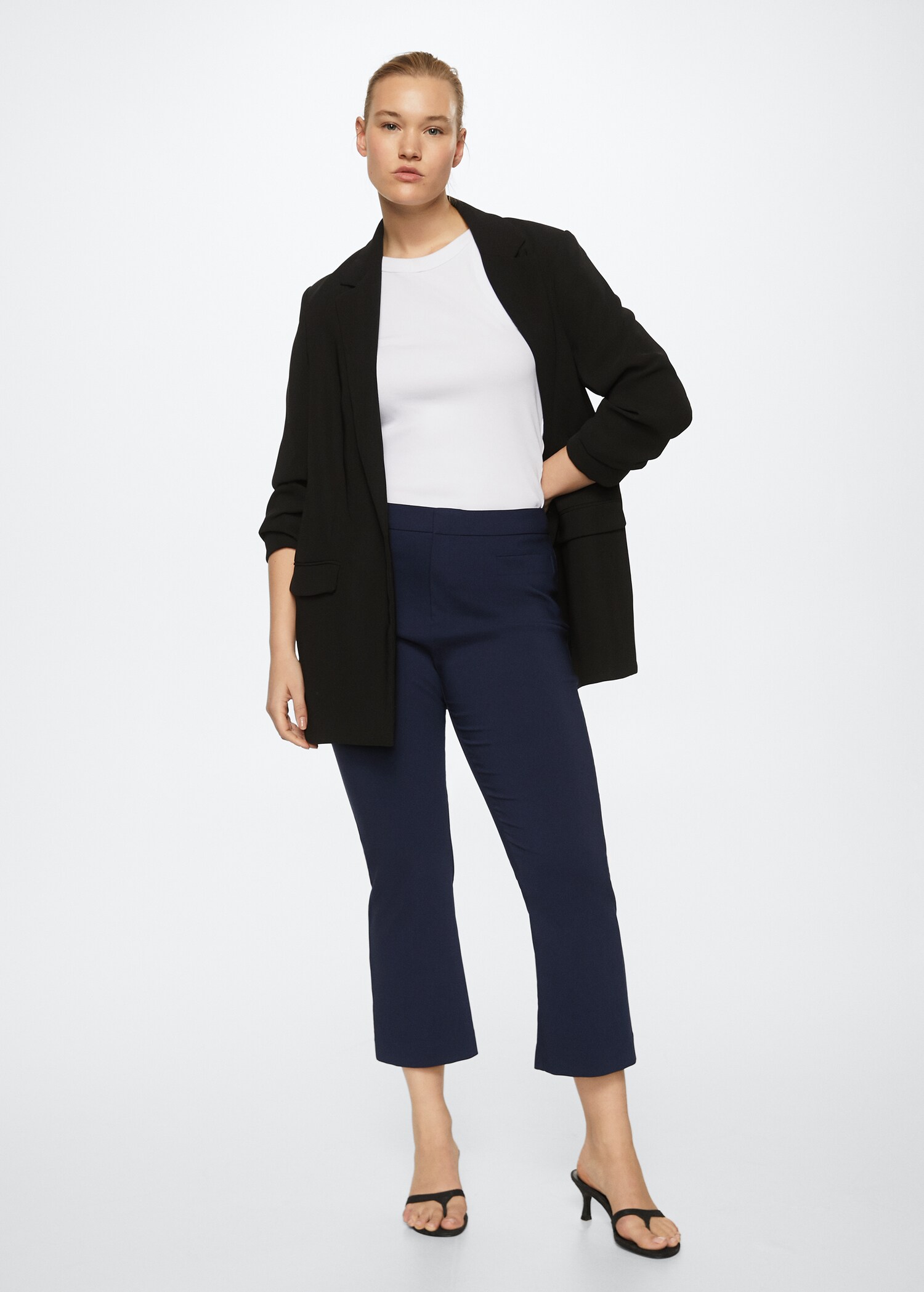 Flare crop pants - Details of the article 4