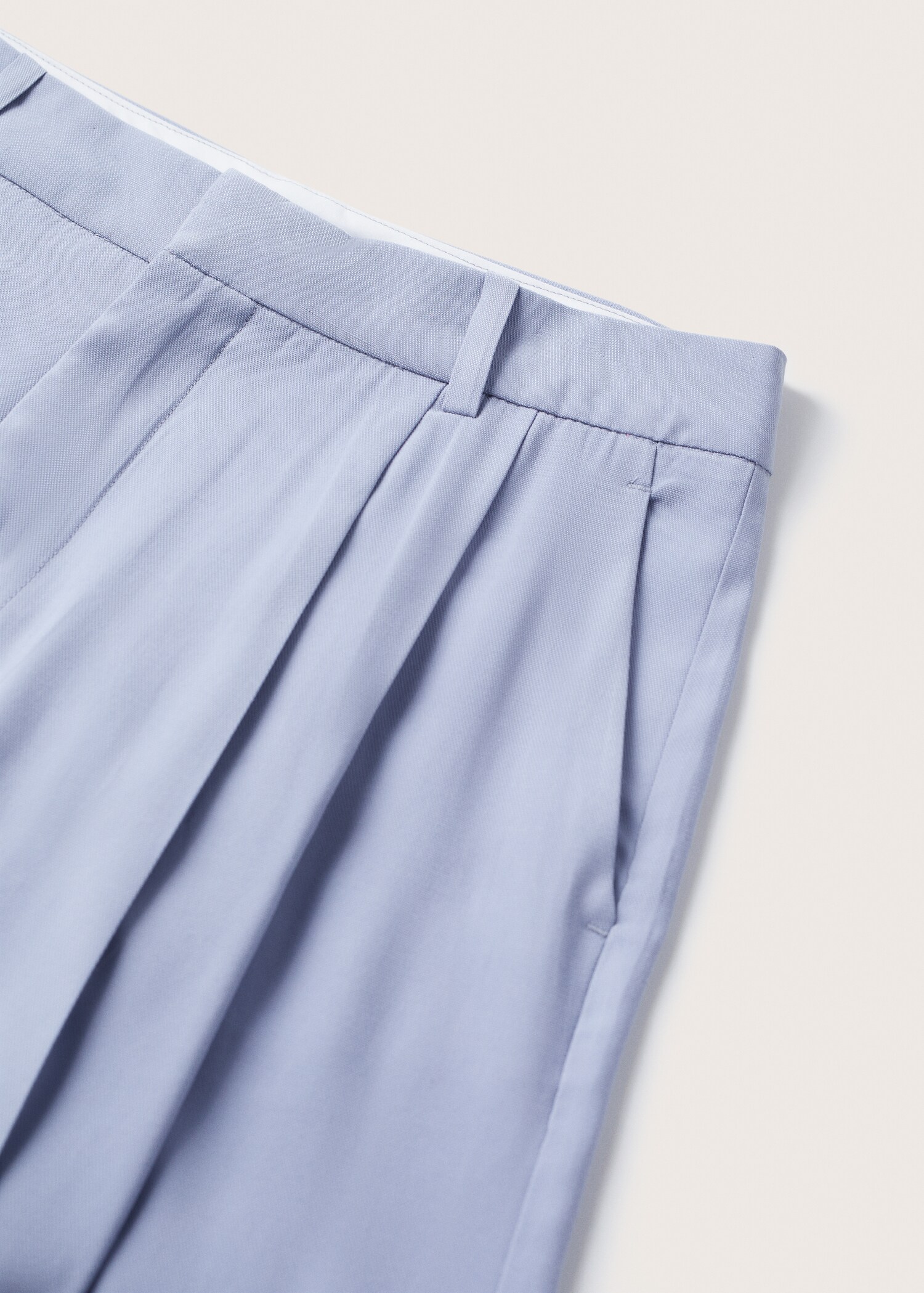 Wideleg pleated trousers - Details of the article 8