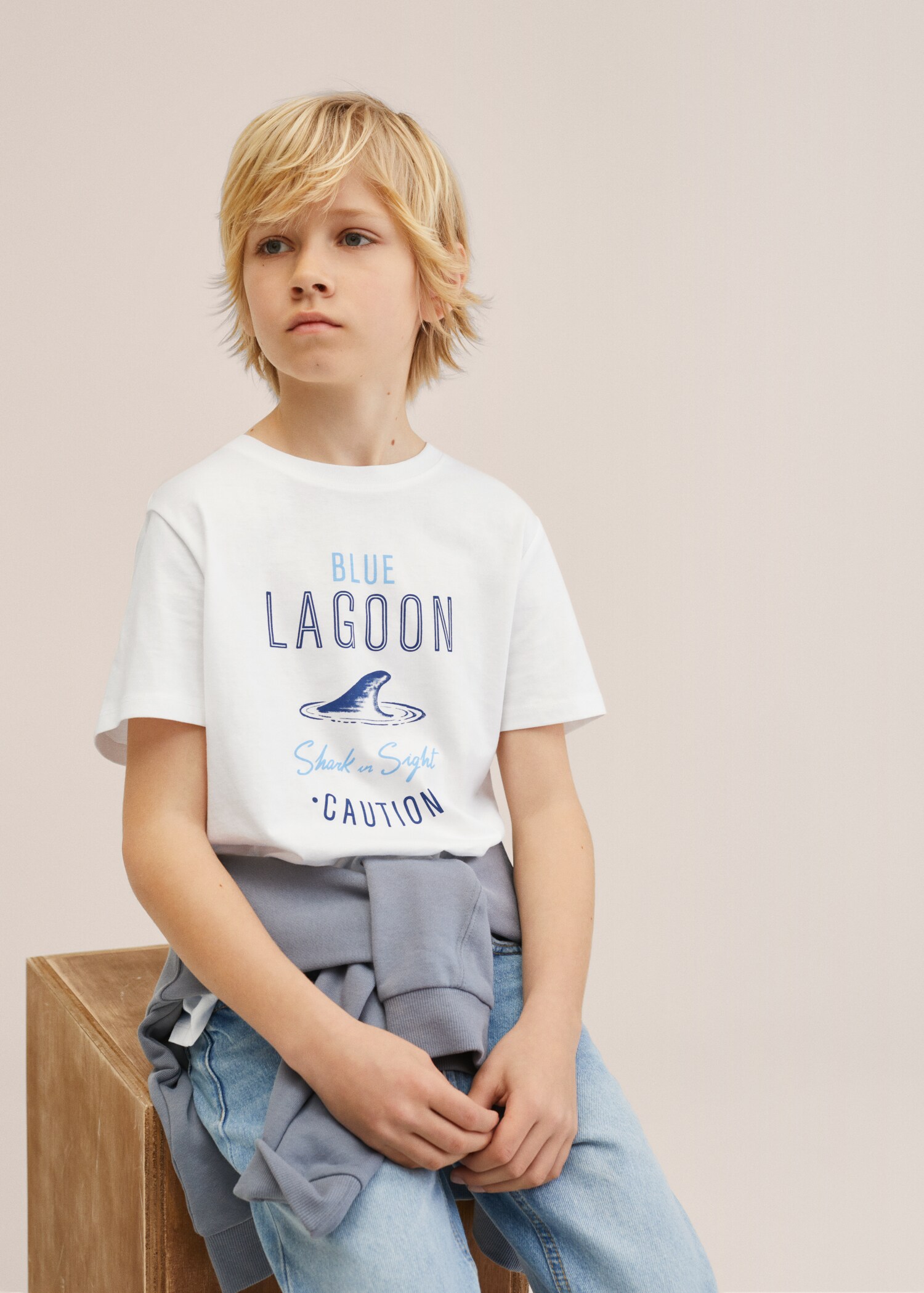 Camiseta estampada algodón - Plano medio