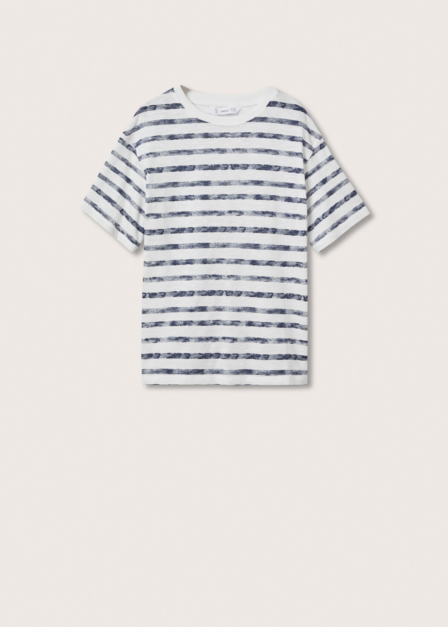 Striped cotton T-shirt - Article without model