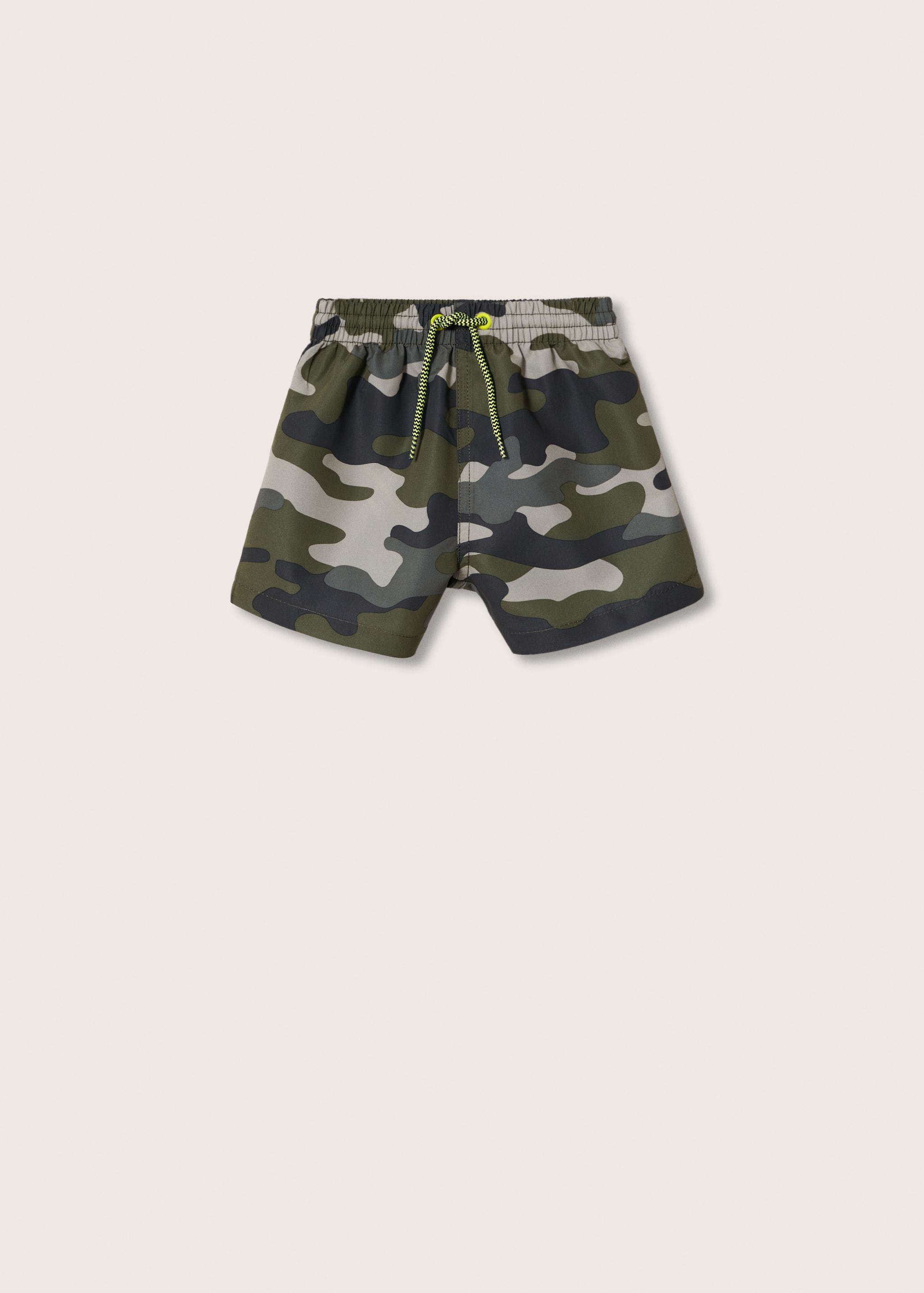 Camouflage print swimming trunks - Article without model
