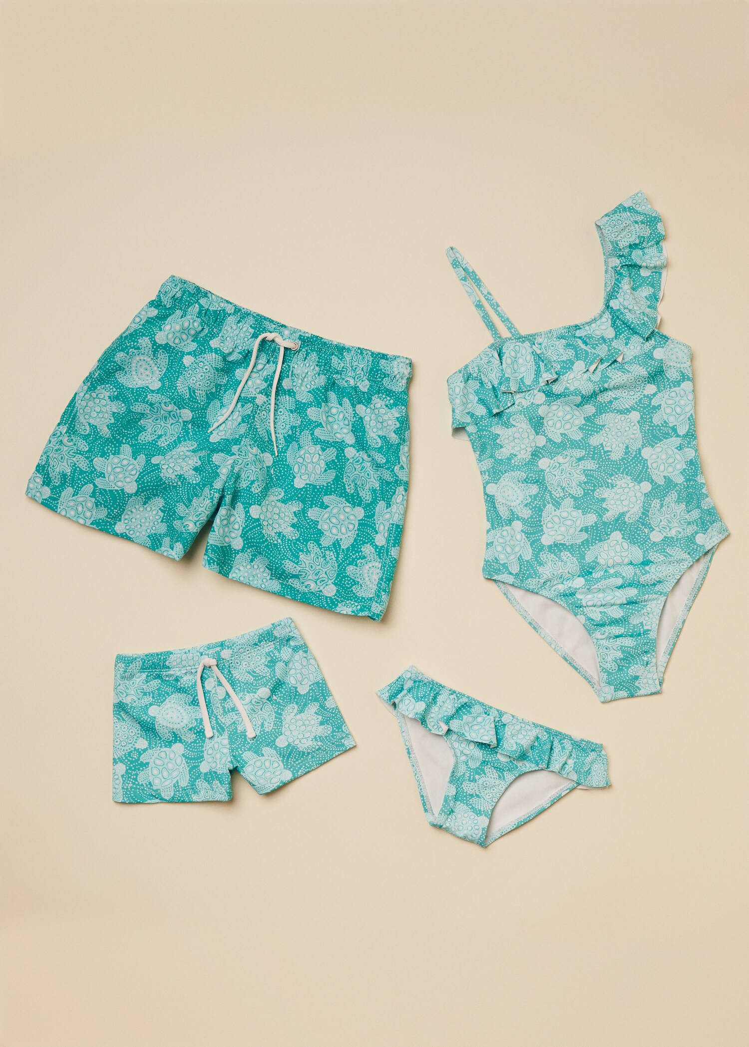 Turtles print swimsuit - Details of the article 9