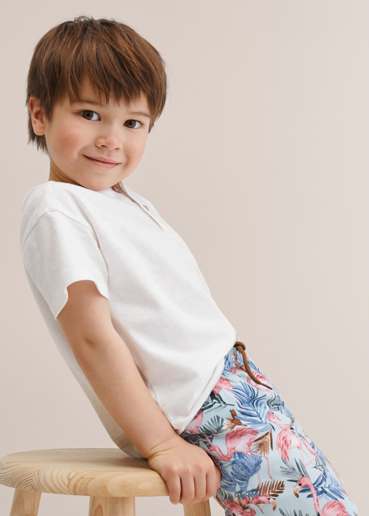 Tropical print swimsuit - Details of the article 1