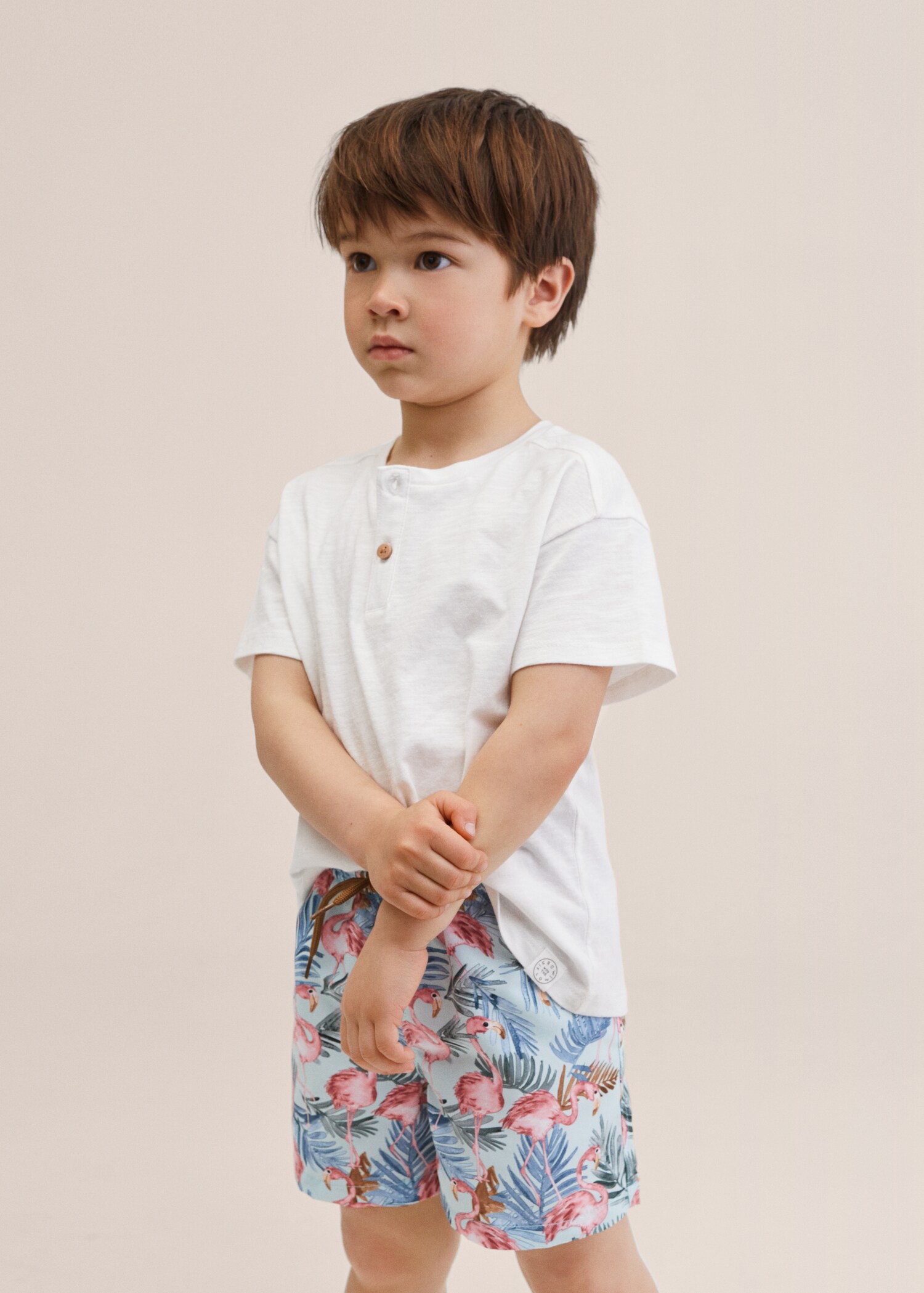 Tropical print swimsuit - Details of the article 2