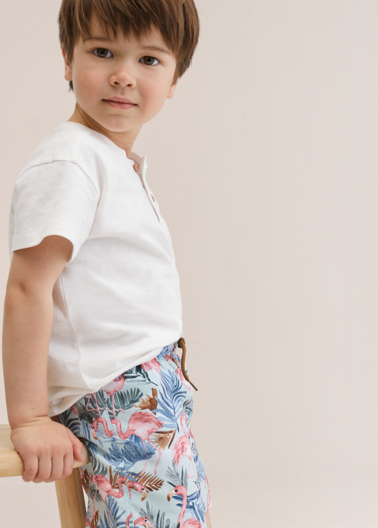 Tropical print swimsuit - Details of the article 3